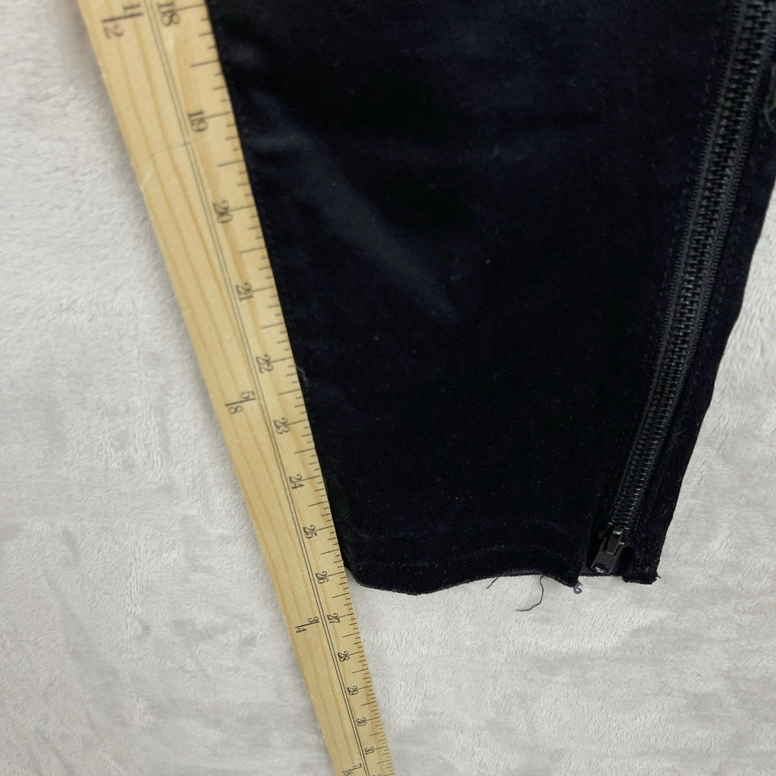 Other Etienne Marcel EM 1080 Side Zip Moto Skinny Black Jeans 25 Size 25" / US 0 / IT 36 - 10 Thumbnail