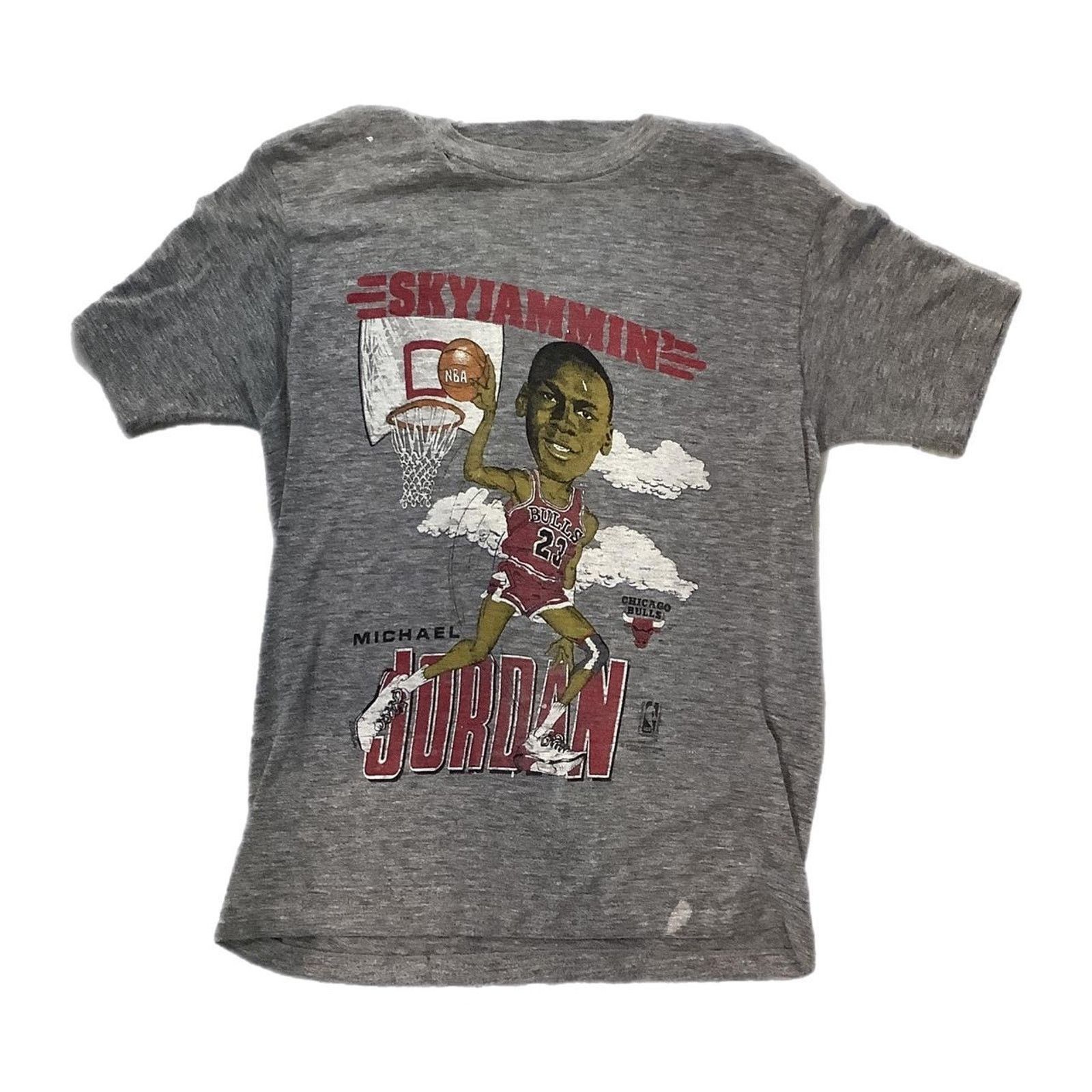 NBA Vintage 1989 Michael Jordan Chicago Bulls NBA T-Shirt Size US S / EU 44-46 / 1 - 1 Thumbnail