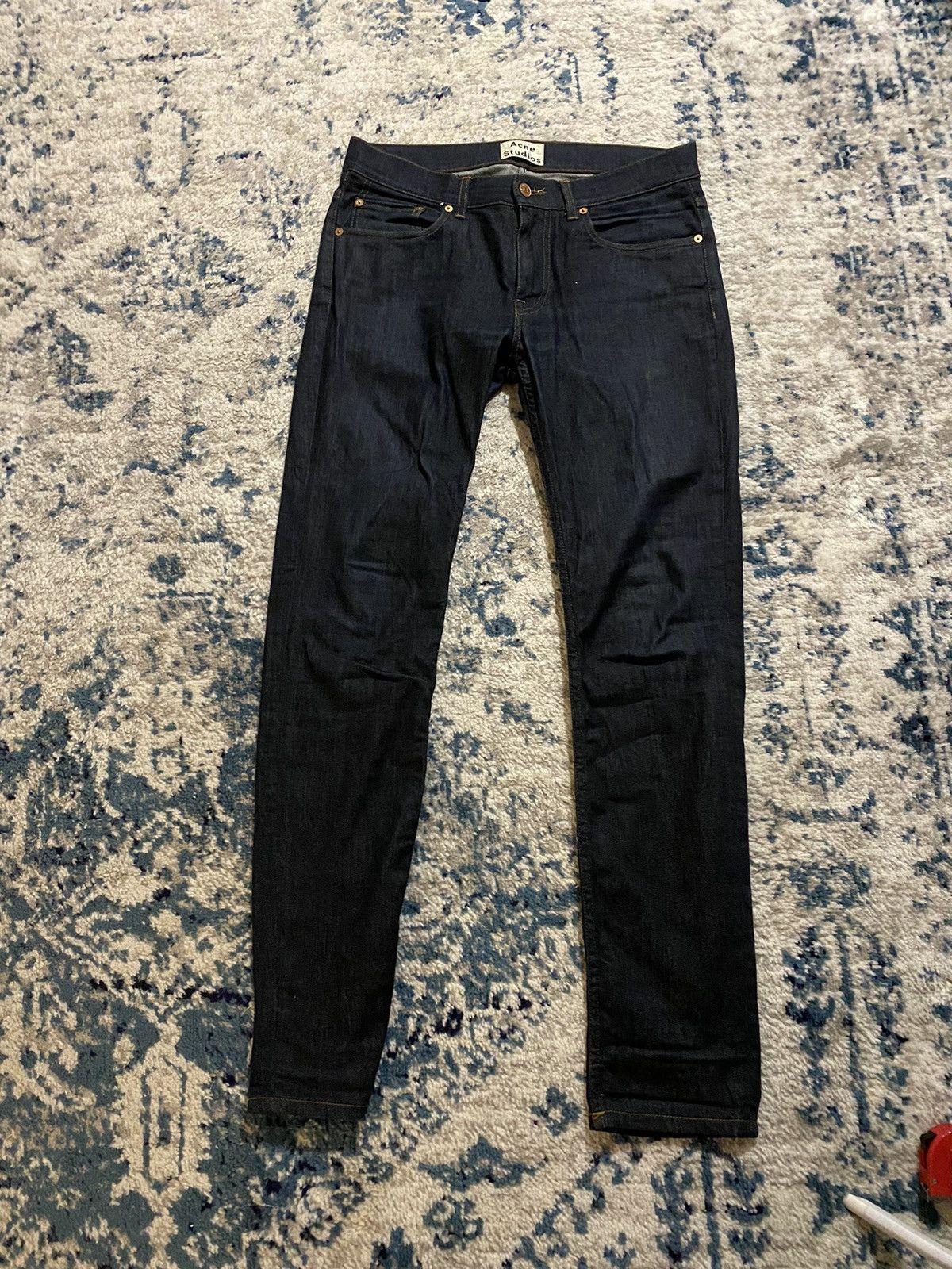 Acne Studios Acne Ace Raw Denim Jean Size US 32 / EU 48 - 1 Thumbnail