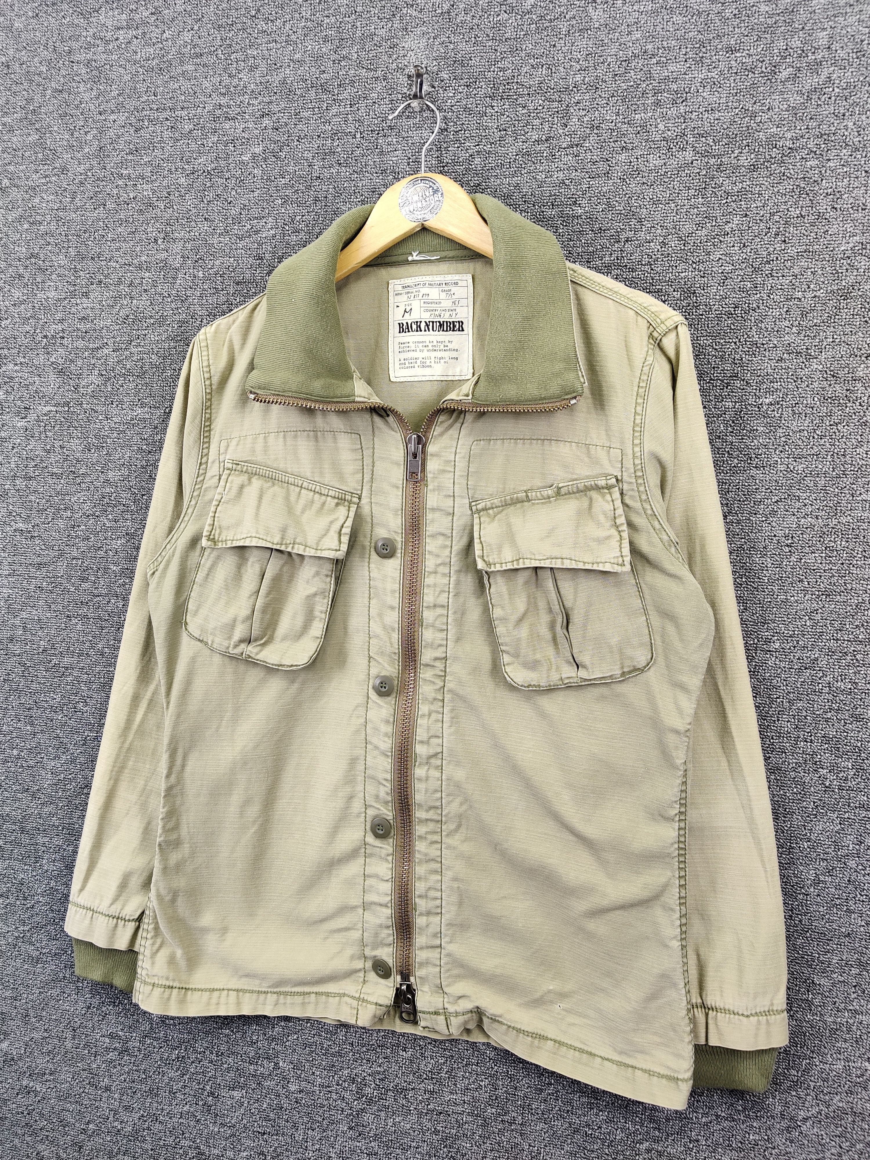 Japanese Brand Vintage Back Number Military Jacket Size US M / EU 48-50 / 2 - 2 Thumbnail