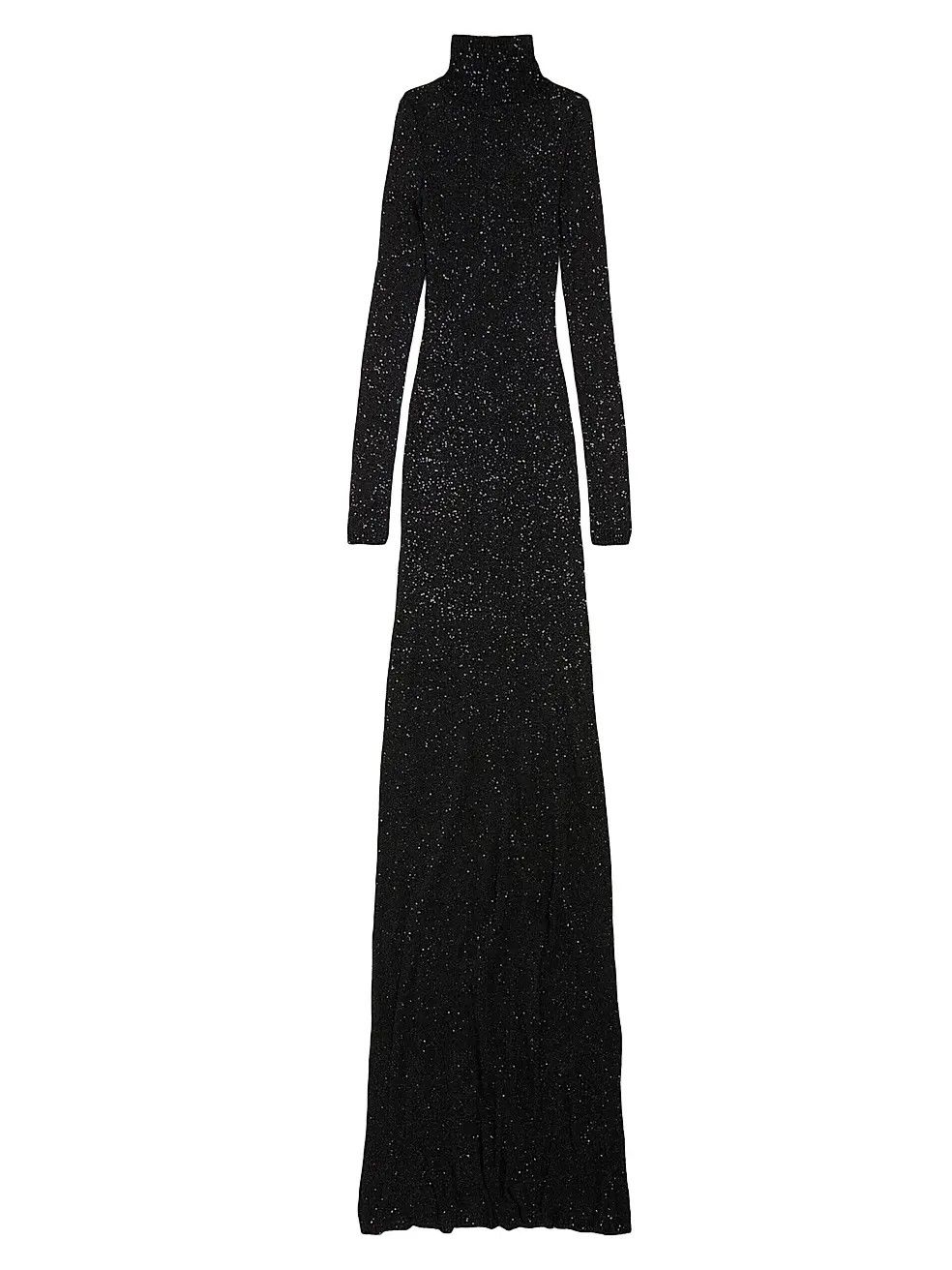 Balenciaga o1in1g0326 Maxi Dress in Black Size M / US 6-8 / IT 42-44 - 1 Thumbnail