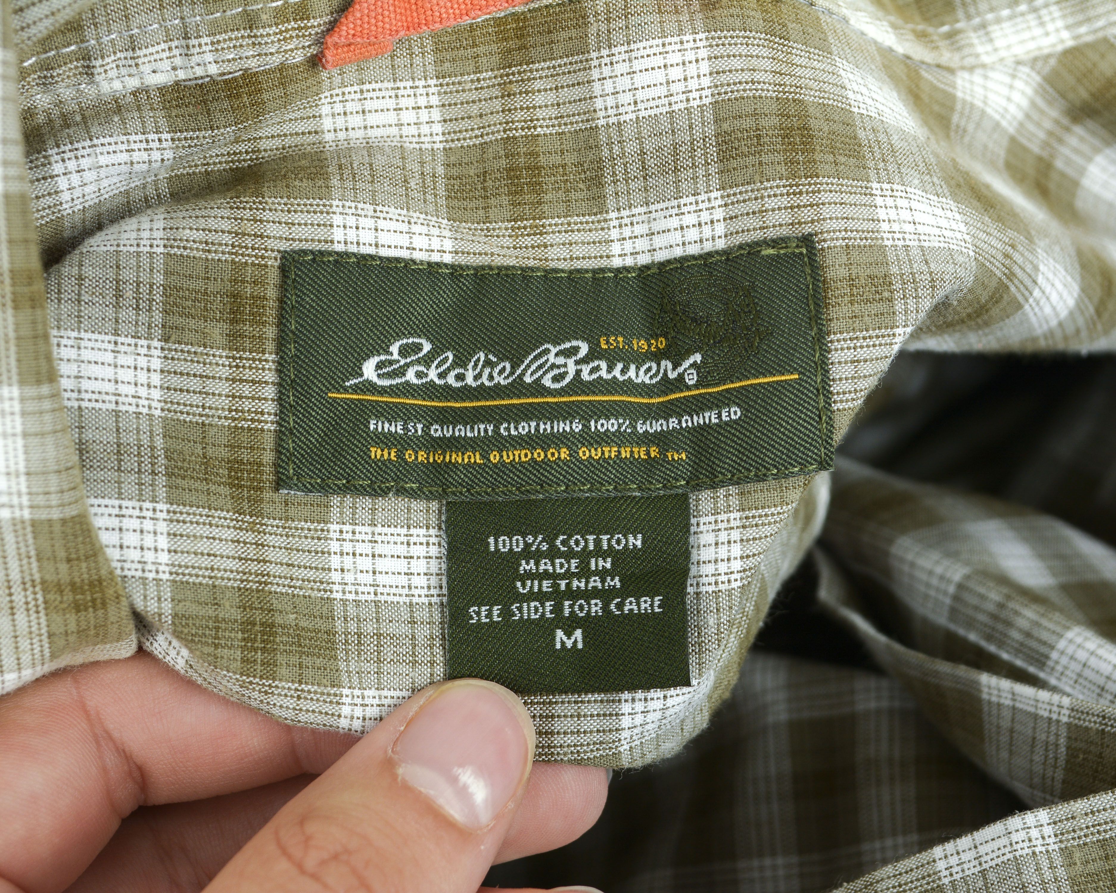 Eddie Bauer Checked M Button Up Shirt Short Sleeve Casual Size US M / EU 48-50 / 2 - 2 Thumbnail