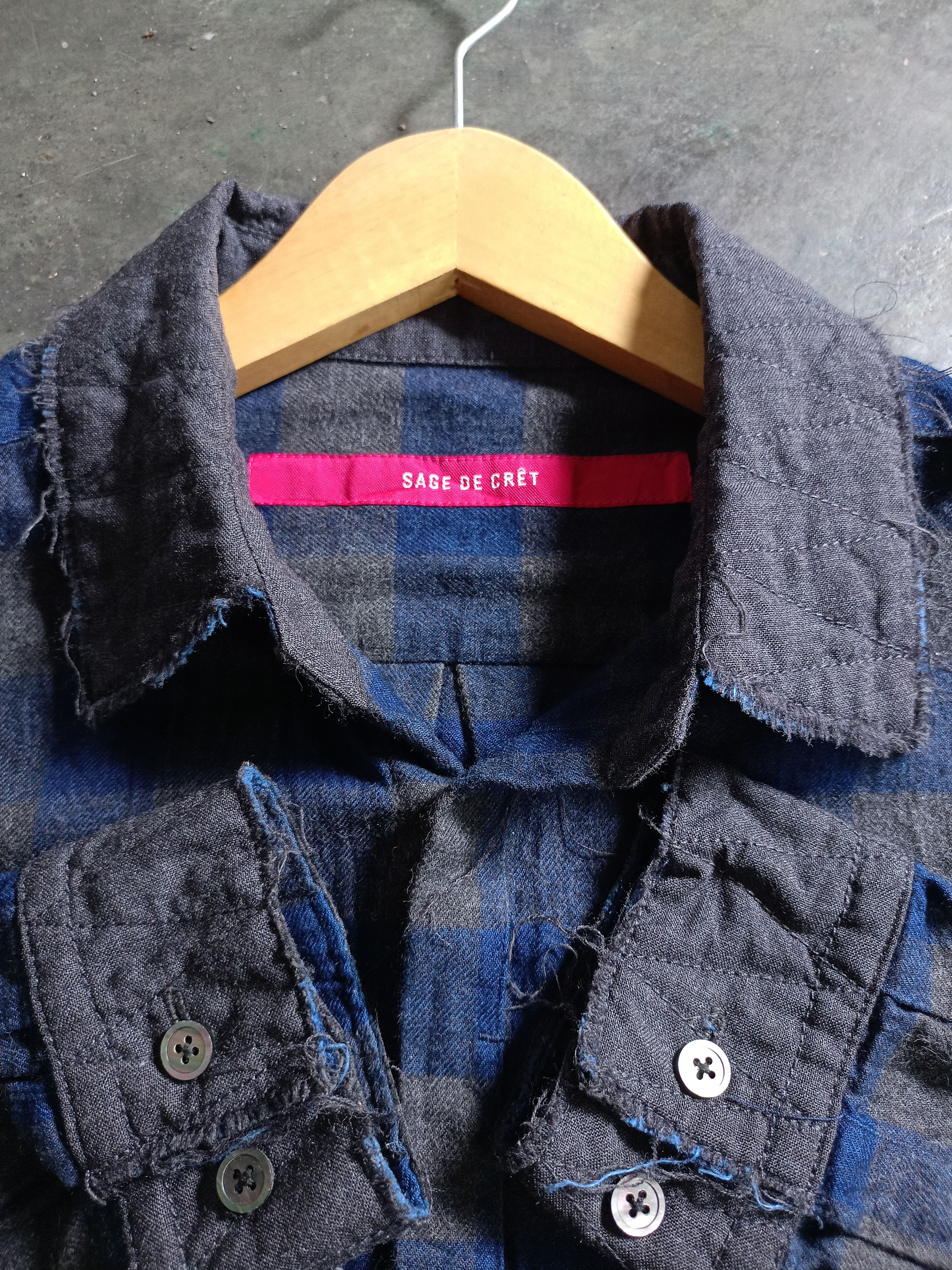 Sage De Cret Sage De Cret Long Sleeve Flanel Button Shirts Size US M / EU 48-50 / 2 - 4 Thumbnail