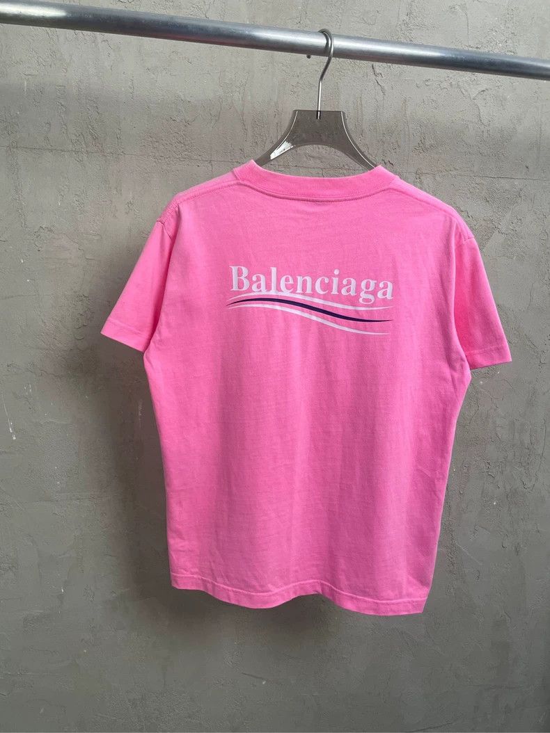 Balenciaga Balenciaga Barbie Pink Coke Logo Short Sleeve T-Shirt Size US L / EU 52-54 / 3 - 2 Thumbnail