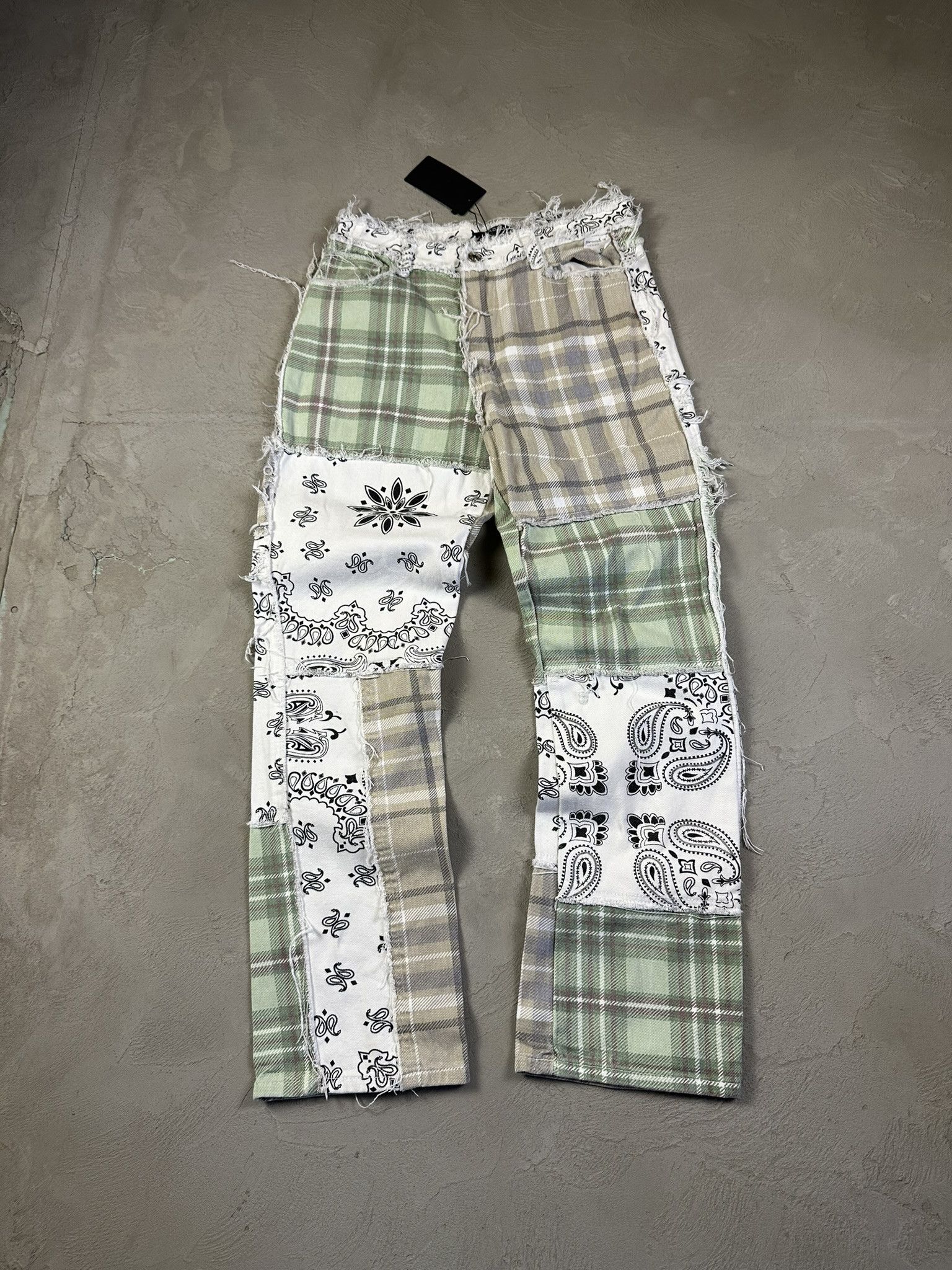 Jaded London Jaded London Patchwork Oversized Pants Size US 28 / EU 44 - 1 Thumbnail
