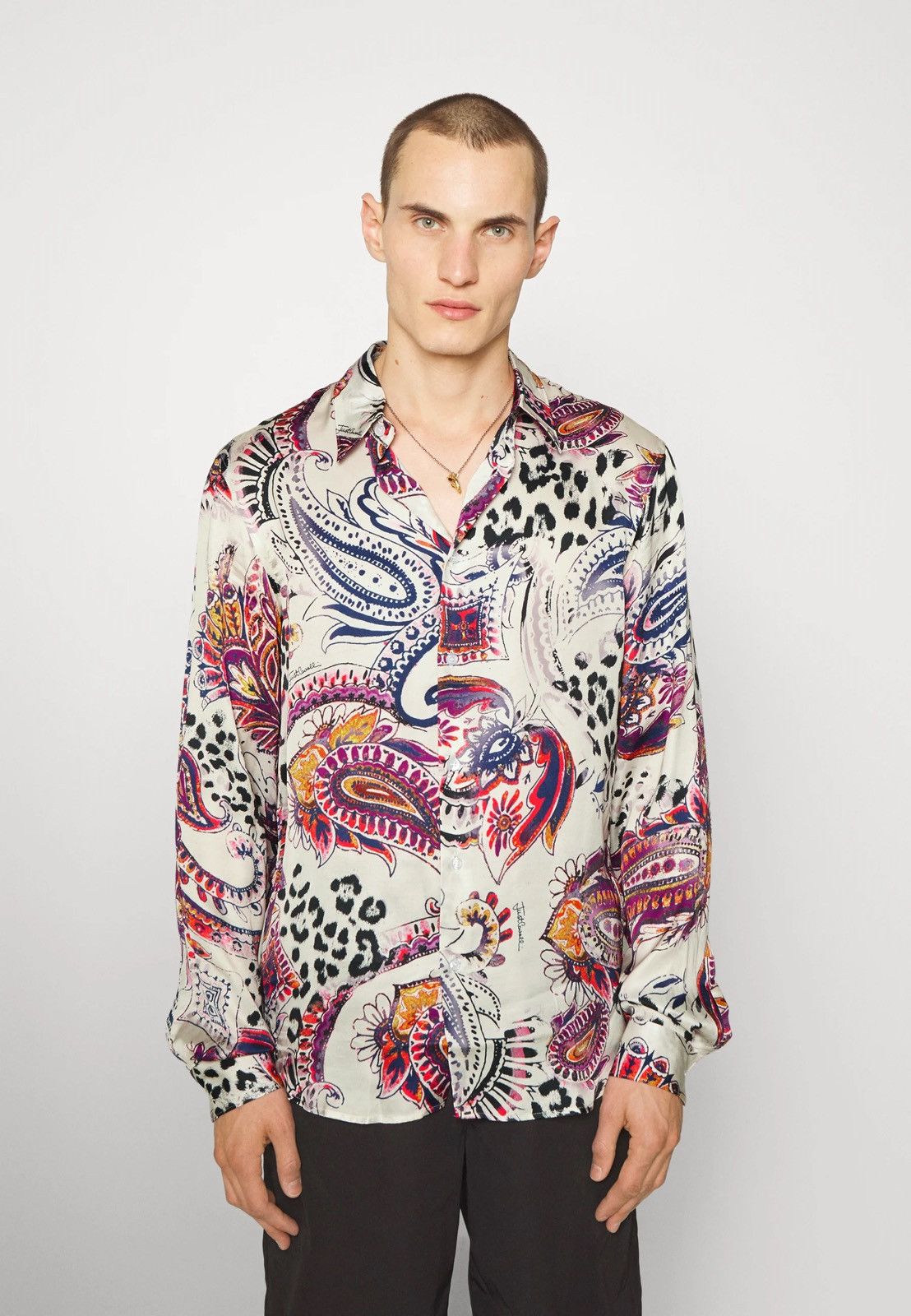 Just Cavalli !DS! AW22 Just Cavalli Paisley Viscose Shirt Size US S / EU 44-46 / 1 - 1 Thumbnail