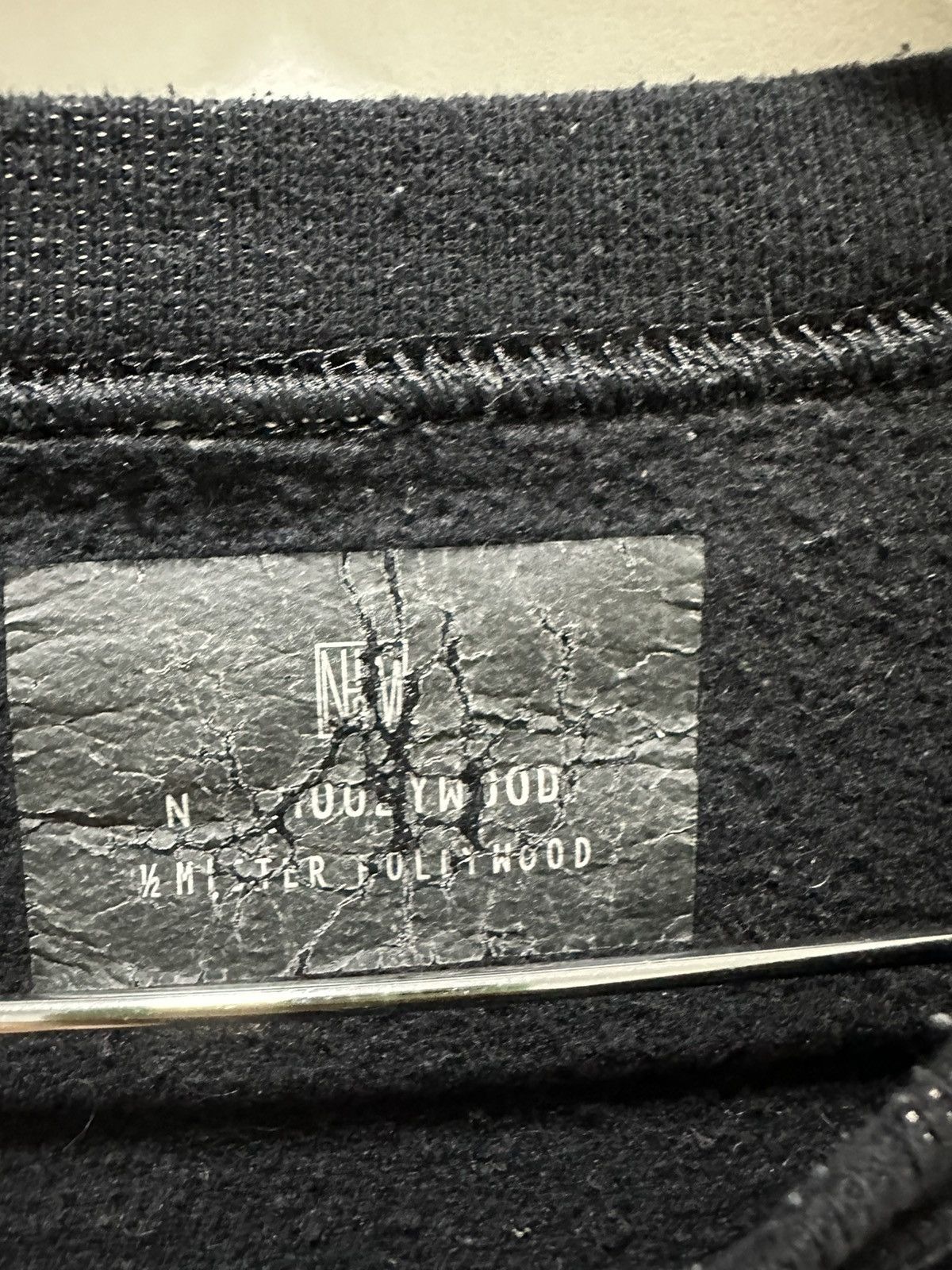 N.Hoolywood F18 Collection Staff Line Sweatshirt Design