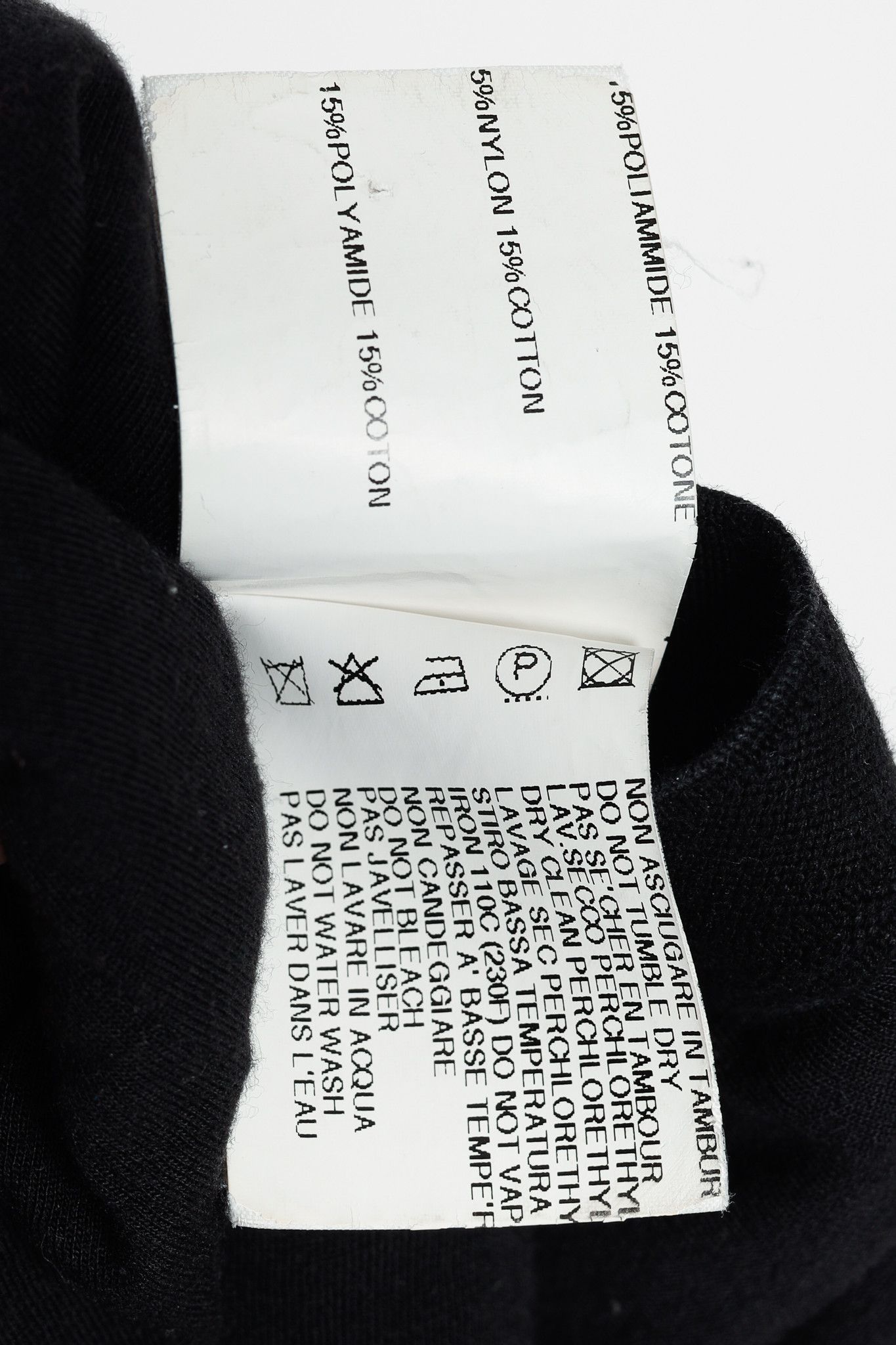 Rick Owens Lilies Rick Owens Vintage Lilies Black Jersey Column Skirt Size 27" / US 4 / IT 40 - 7 Thumbnail