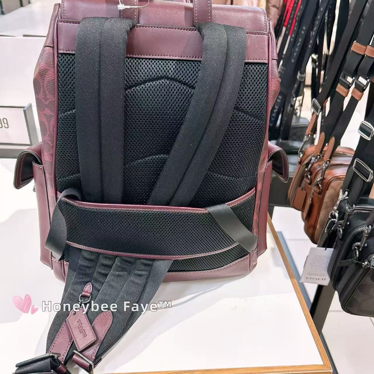 Coach MEN'S Clark Backpack In Signature Canvas CCF90 Size ONE SIZE - 4 Thumbnail