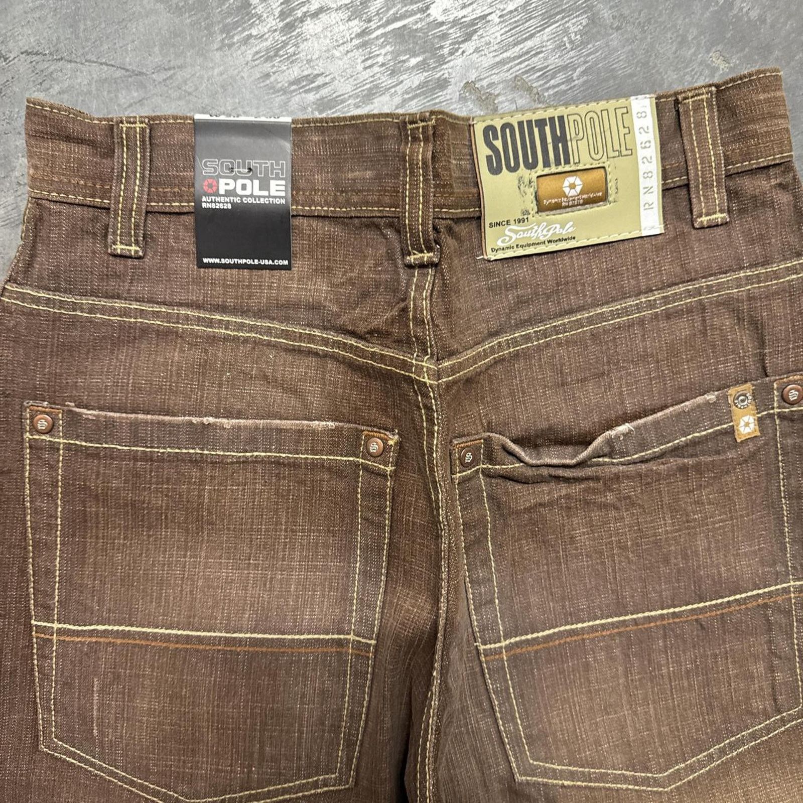 Southpole × Vintage Vintage Y2K 00s Deadstock Southpole Grail BAGGY Jeans Size US 29 - 3 Thumbnail