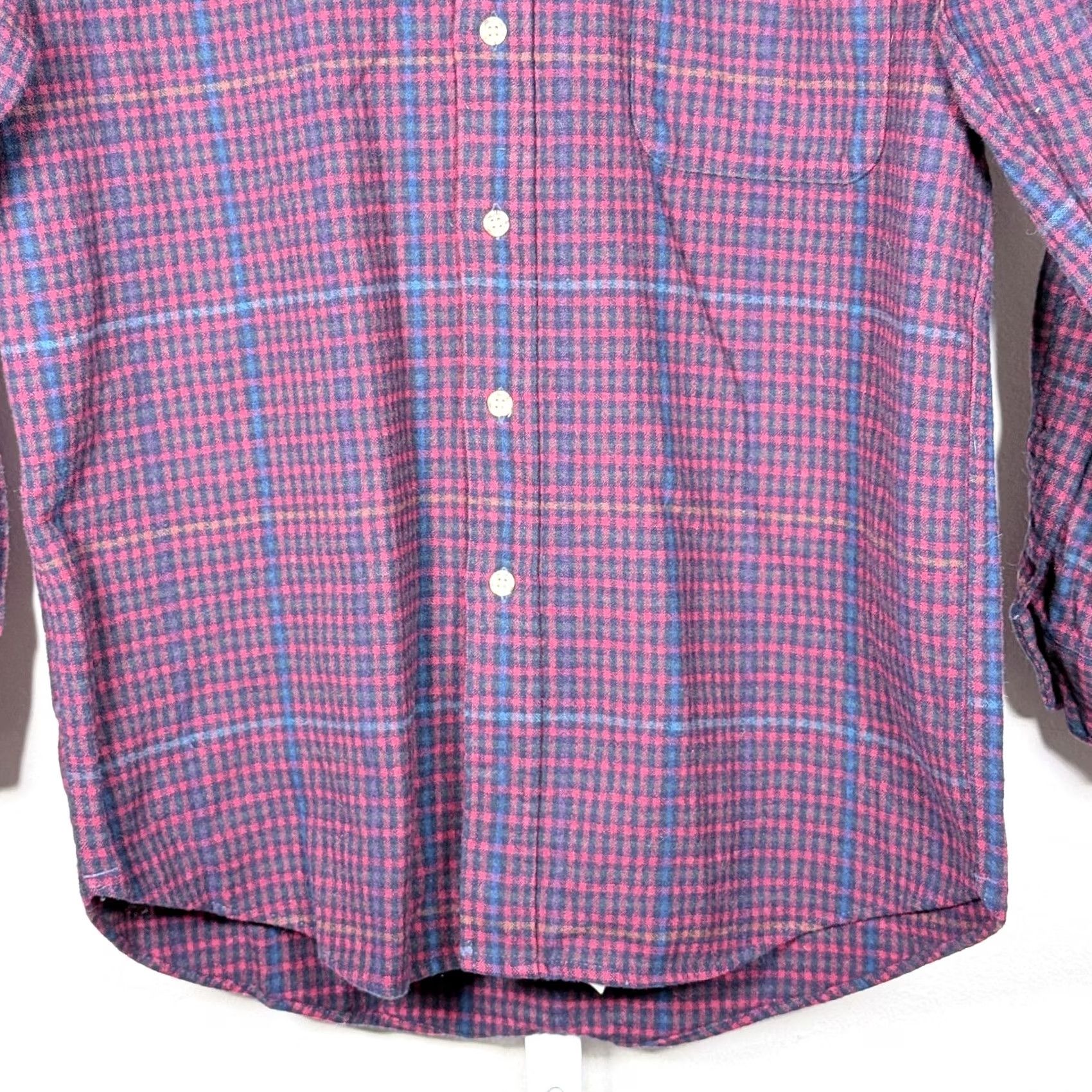 Pendleton Pendleton Shirt Red Plaid Button-Down Long Sleeve USA Made - Medium Mens Size US M / EU 48-50 / 2 - 3 Thumbnail