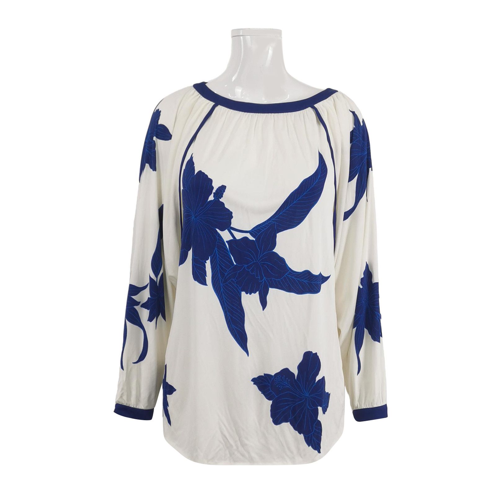 Loro Piana Loro Piana Floral Silk Blend Blouse Size 42 Size M / US 6-8 / IT 42-44 - 1 Thumbnail