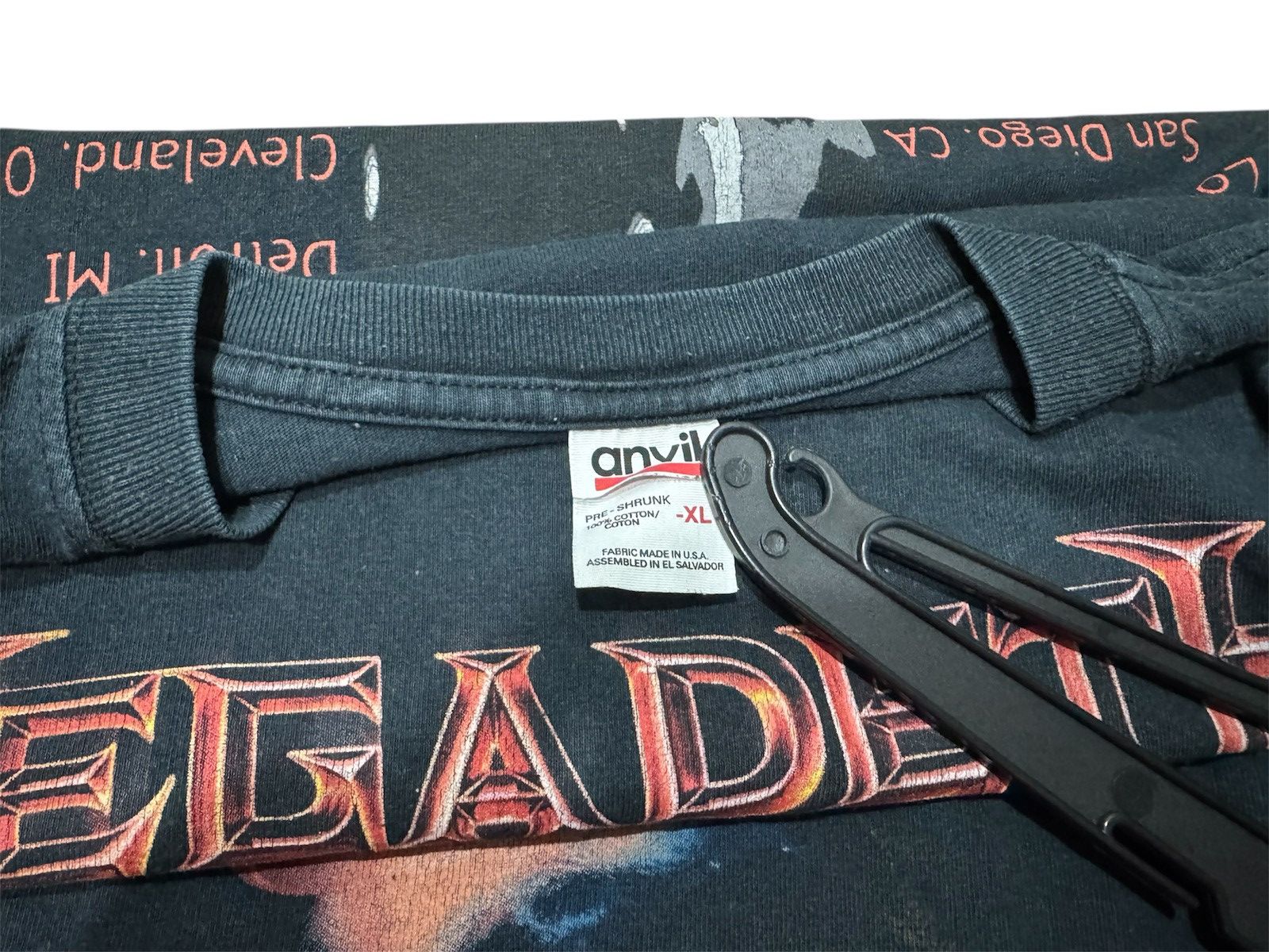 Band Tees Vintage Megadeth 01/02 World Tour Size US XL / EU 56 / 4 - 3 Thumbnail