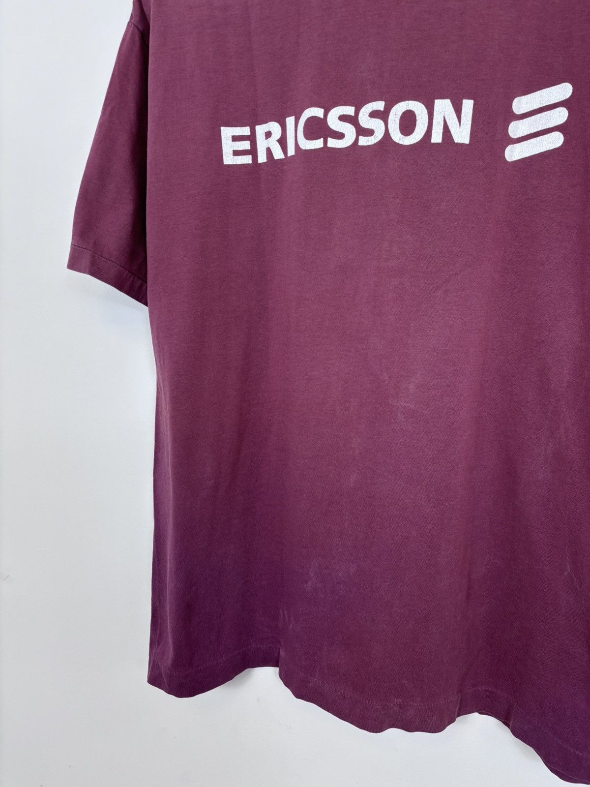Other Vintage 1990s Ericsson Global Leader Hype Single Stitch Tee Size US L / EU 52-54 / 3 - 21 Thumbnail