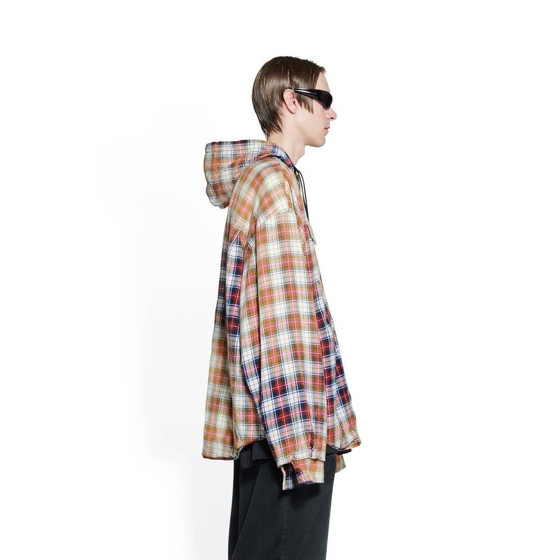 Balenciaga o1in1g0225 Bleached Shirt in Multicolor Size US M / EU 48-50 / 2 - 3 Thumbnail