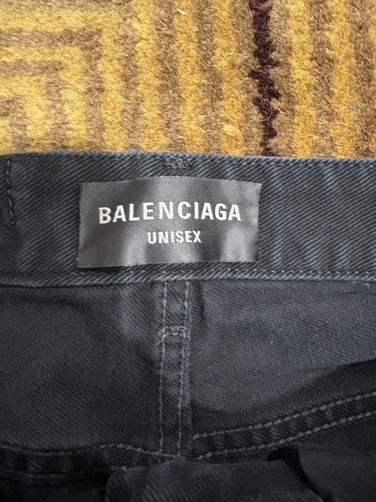 Balenciaga Balenciaga Black Loose Fit Buckle Jeans Size US 32 / EU 48 - 9 Thumbnail
