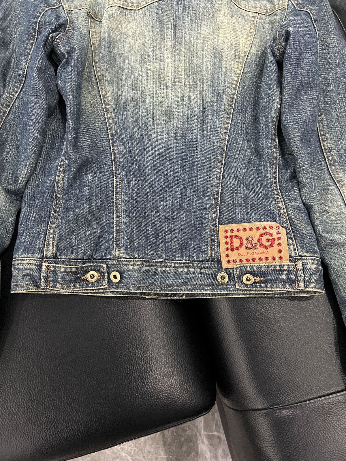 Dolce & Gabbana Dolce & Gabbana D&G 2004 Leopard Lined Denim Jacket Size US XS / EU 42 / 0 - 9 Thumbnail