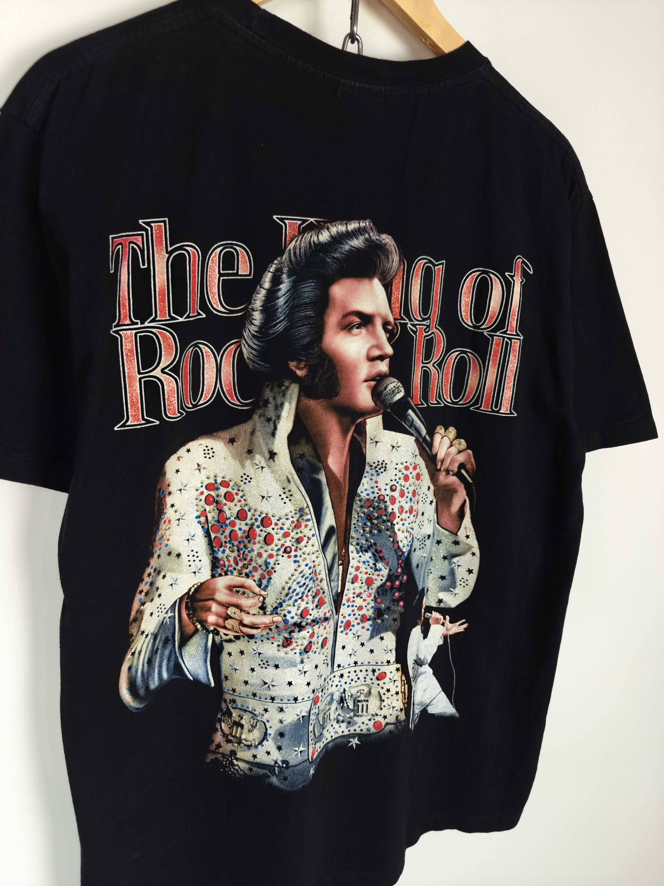 Other Rock Tees Vintage Elvis Presley Tee Double Big Logo Size L Size US L / EU 52-54 / 3 - 9 Thumbnail