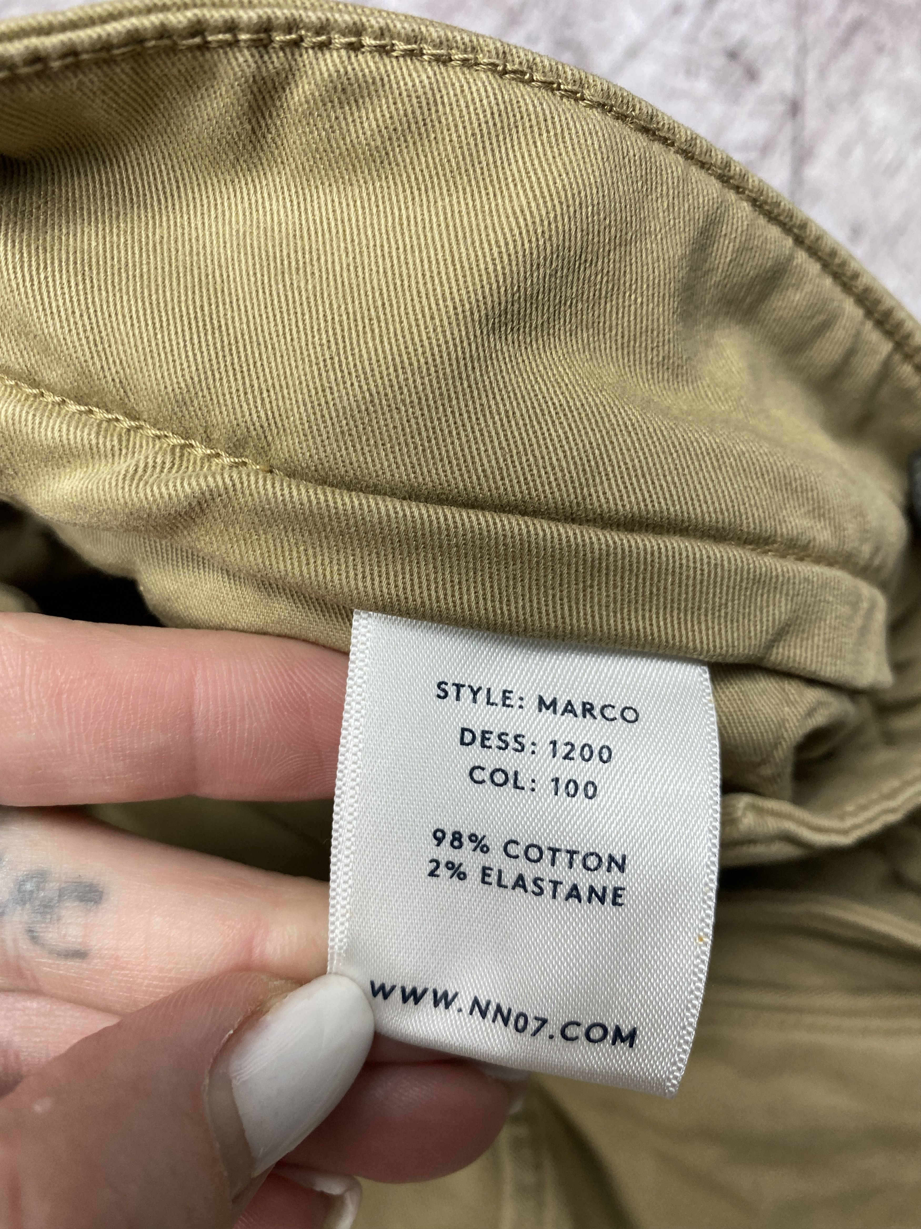 NN07 × Vintage Nn07 No Nationality Vintage Mens Trousers Chino Pants Size US 31 - 6 Thumbnail