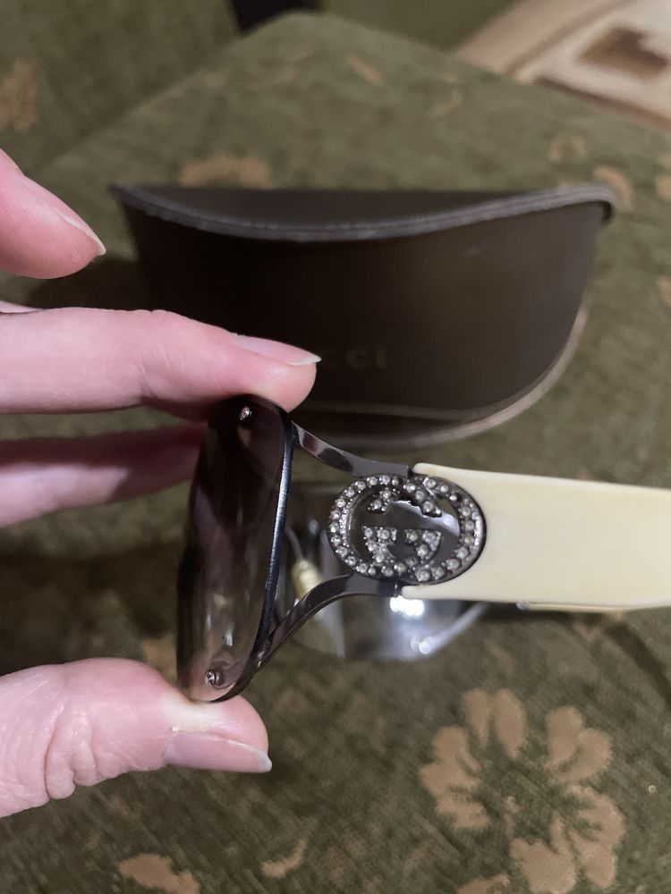 Gucci Gucci Crystal GG Logo 2807/S Sunglasses Size ONE SIZE - 5 Thumbnail