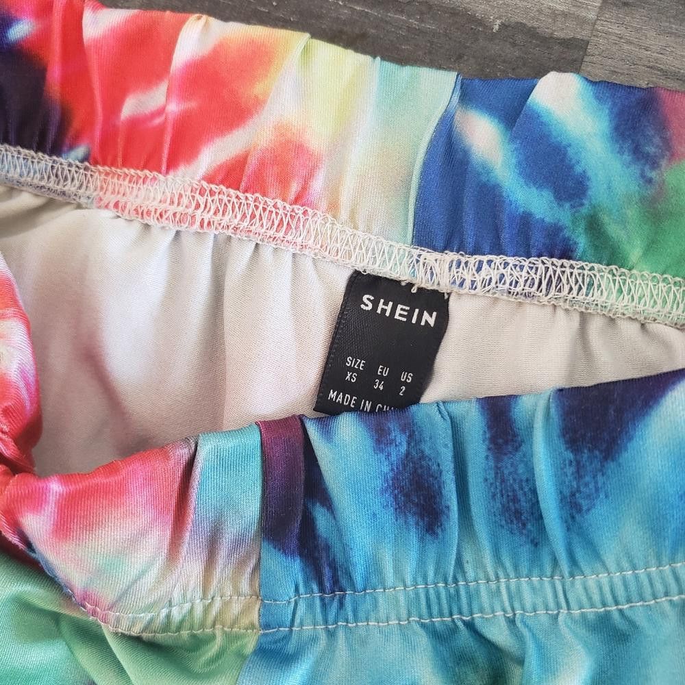 Shein Multicolored Tie Dyed SHEIN Flare Pant Size 26" / US 2 / IT 38 - 3 Thumbnail