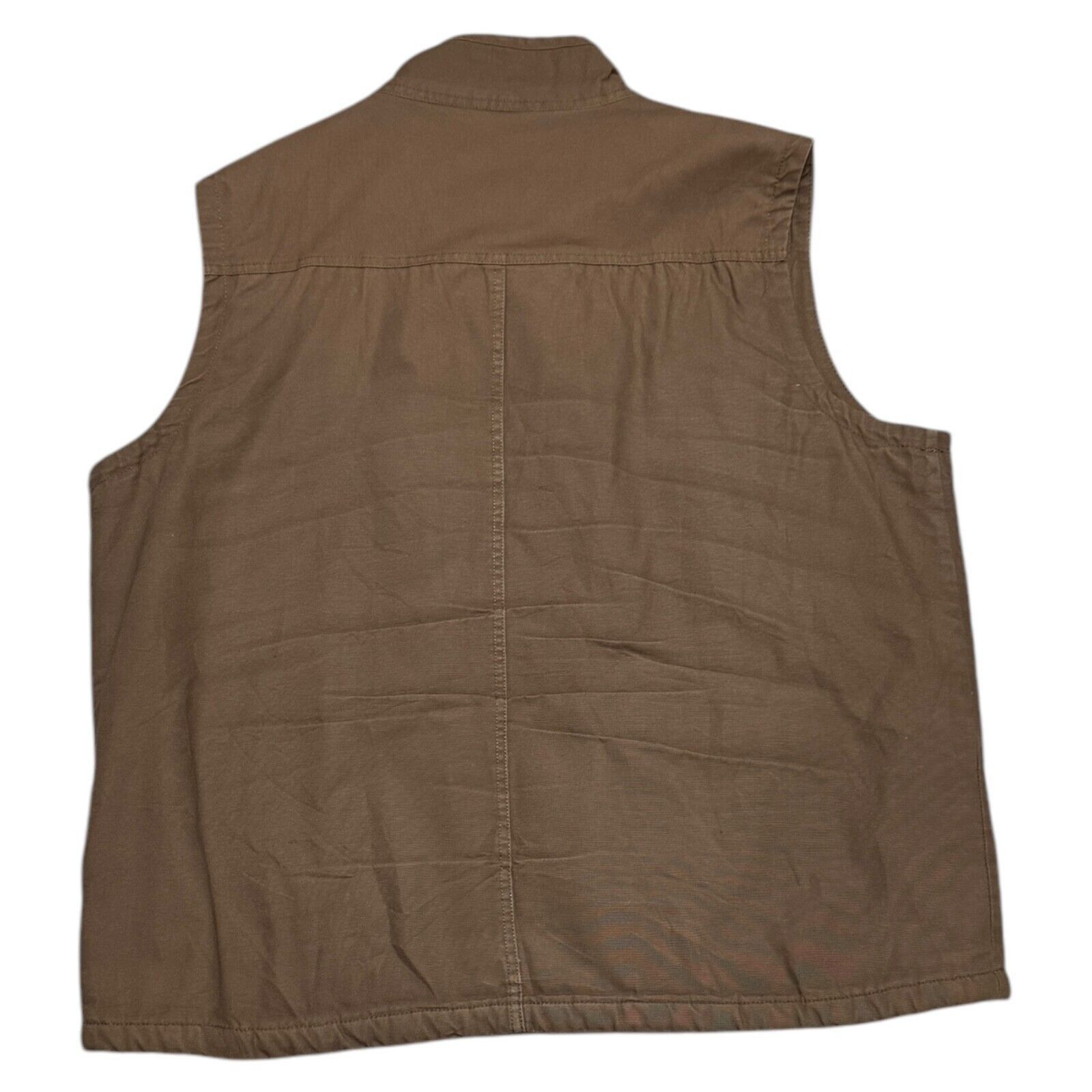 Other OUTDOOR LIFE Sherpa Fleece Lined Canvas Brown Work Vest 2XL Size US XXL / EU 58 / 5 - 3 Thumbnail