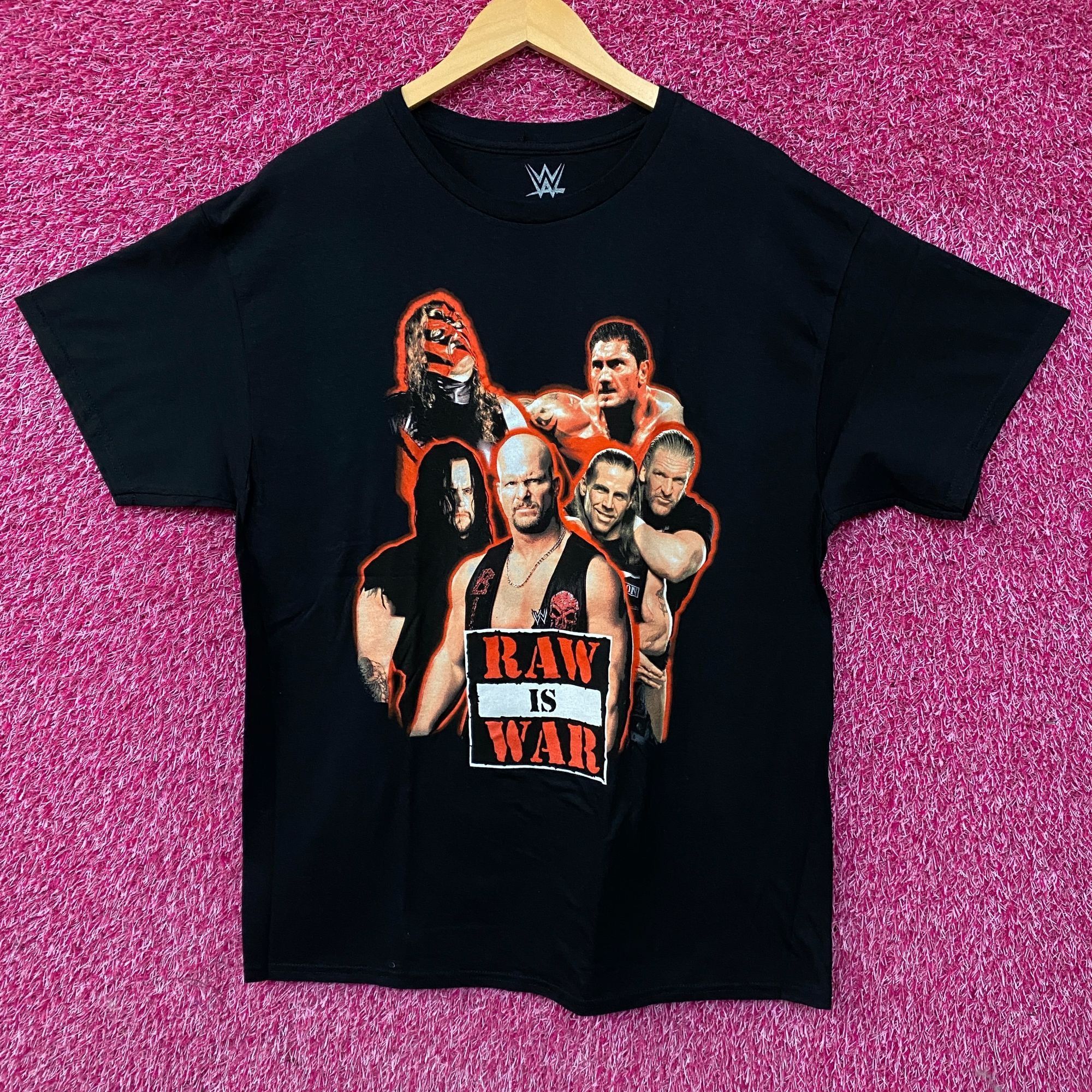 WWE WWE Monday Night Raw Poster Raw is War T-Shirt Large Size US L / EU 52-54 / 3 - 1 Thumbnail
