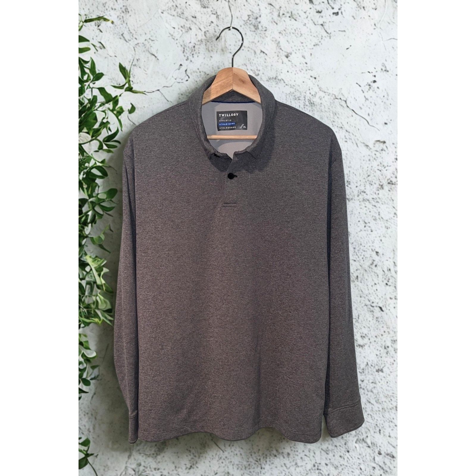 Twillory Twillory Long Sleeve Polo XL Athleisure Performance Stretch Size US XL / EU 56 / 4 - 5 Thumbnail