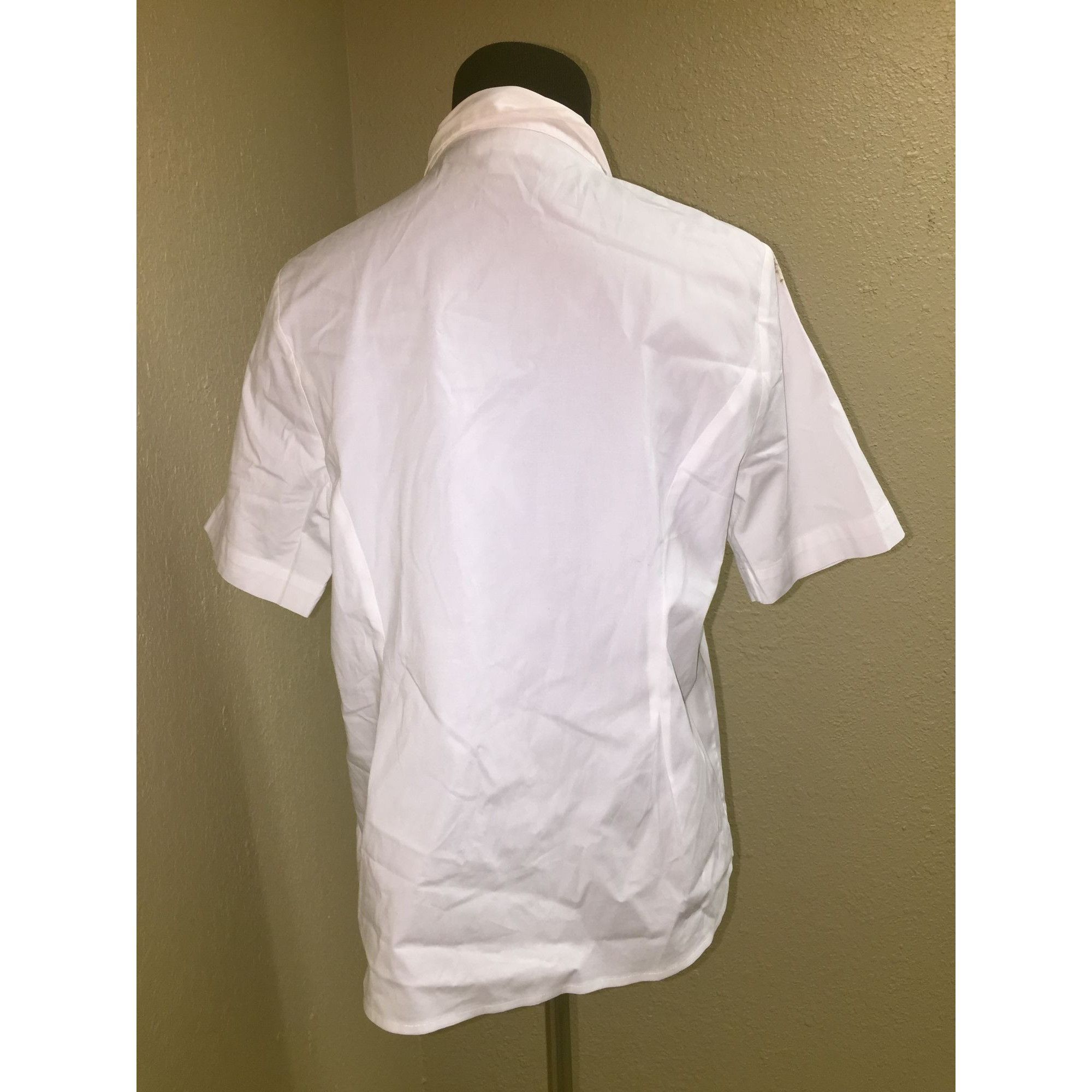 Other Women's Pure Collection Size 8/10 Collared White Button Down Size M / US 6-8 / IT 42-44 - 6 Thumbnail