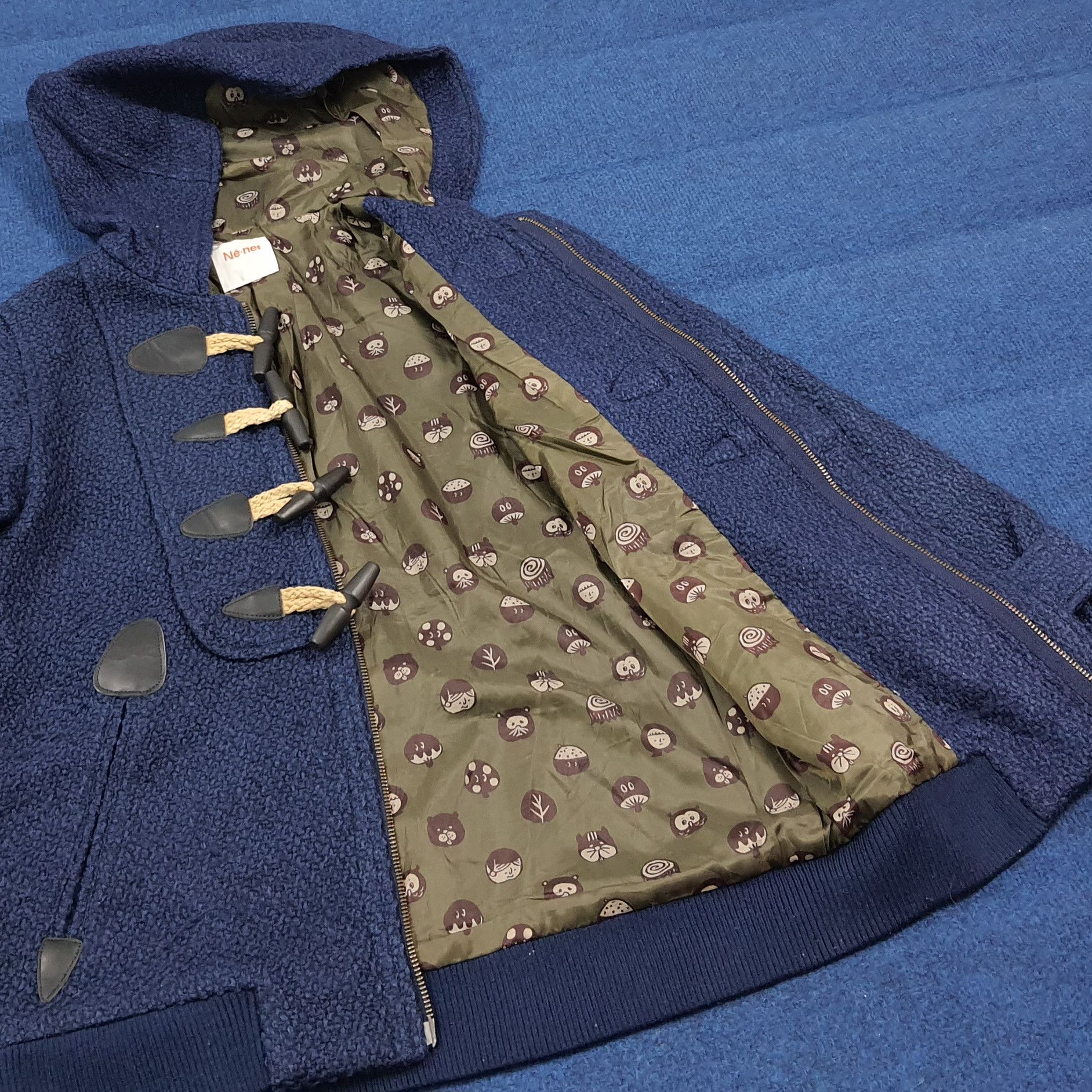 Ne-Net Vintage Né-net by Issey Miyake Duffle Hoodie Jacket C303N5 Size XS / US 0-2 / IT 36-38 - 4 Thumbnail