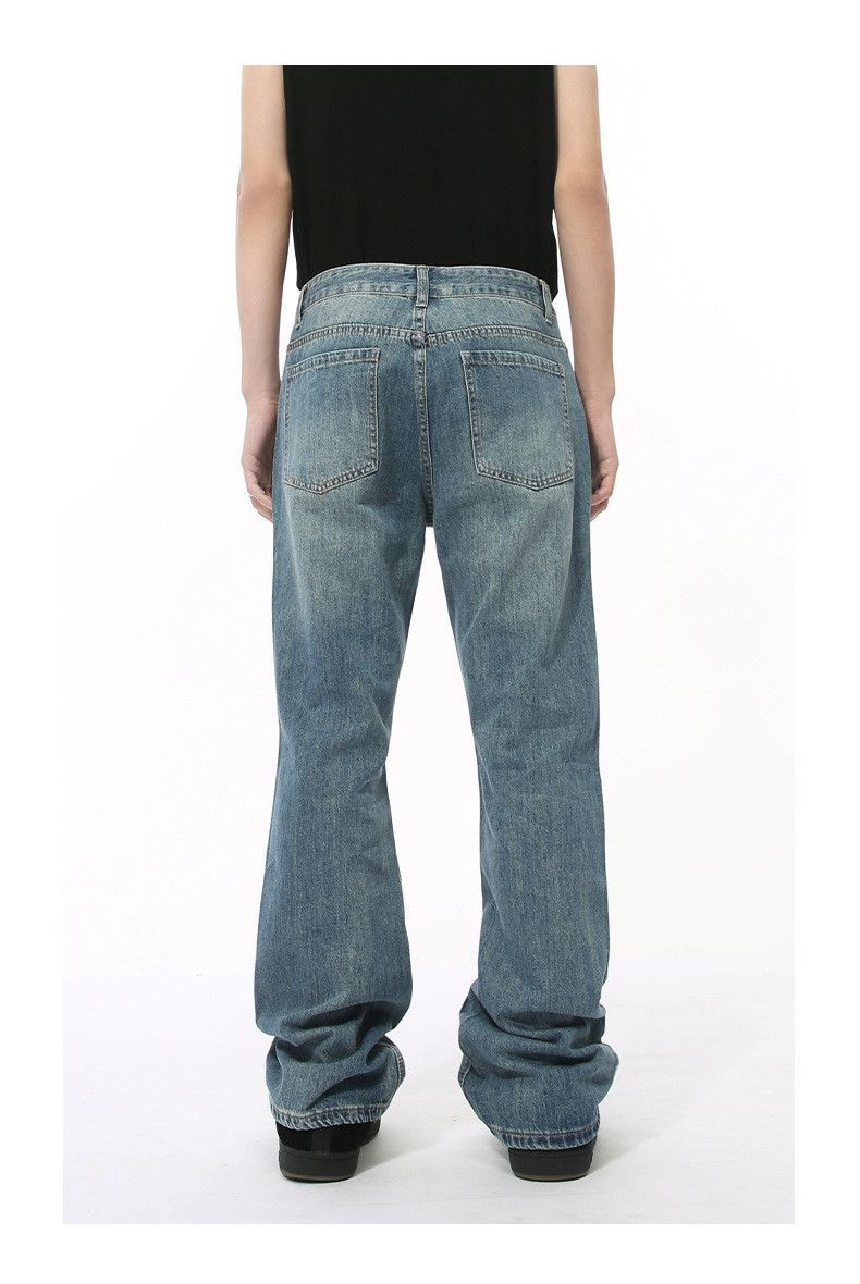 Japanese Brand × Jean Street retro colorful graffiti ripped flared washed jeans Size US 32 / EU 48 - 5 Thumbnail