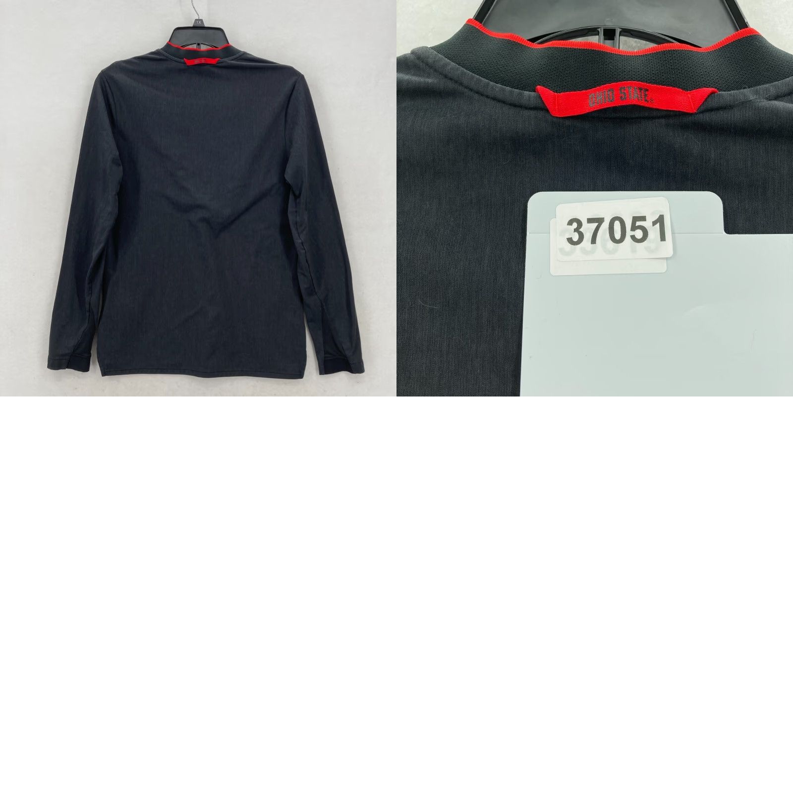 Nike Nike Ohio State Buckeyes 1/4 Zip Pullover Sweatshirt Mens Small Gray Dri-Fit Size US S / EU 44-46 / 1 - 9 Thumbnail