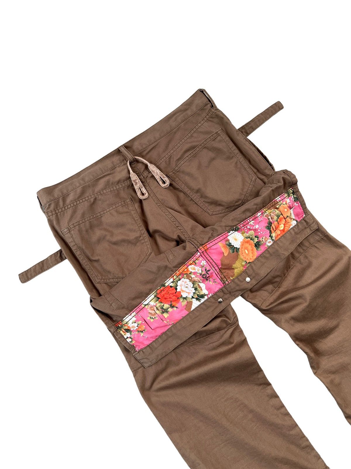 PPFM PPFM Floral Lining Double Waist Pants Size US 34 / EU 50 - 10 Thumbnail