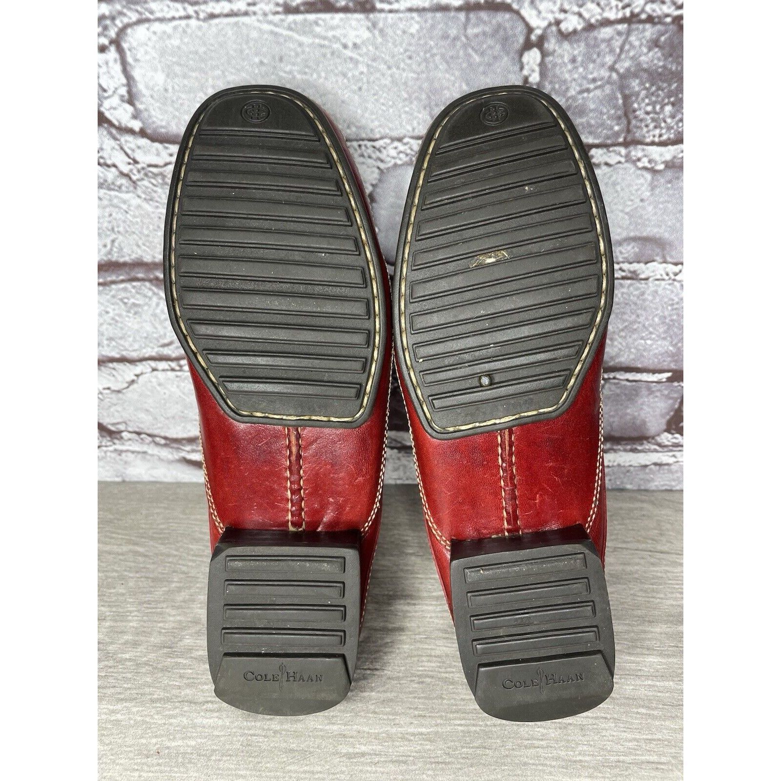 Cole Haan Cole Haan Country Red Leather Strap Mules Shoes Women Sz 6.5 Size US 6.5 / IT 36.5 - 11 Thumbnail
