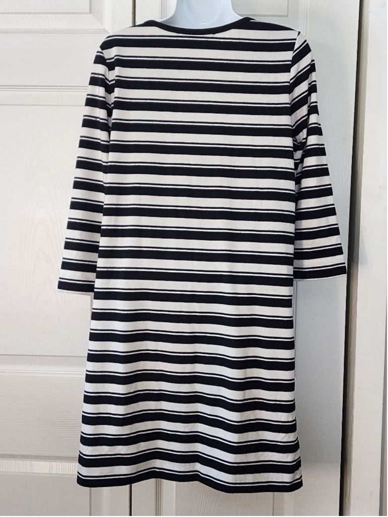Loft Women's LOFT Dress, S, Black & White Size XS / US 0-2 / IT 36-38 - 3 Thumbnail