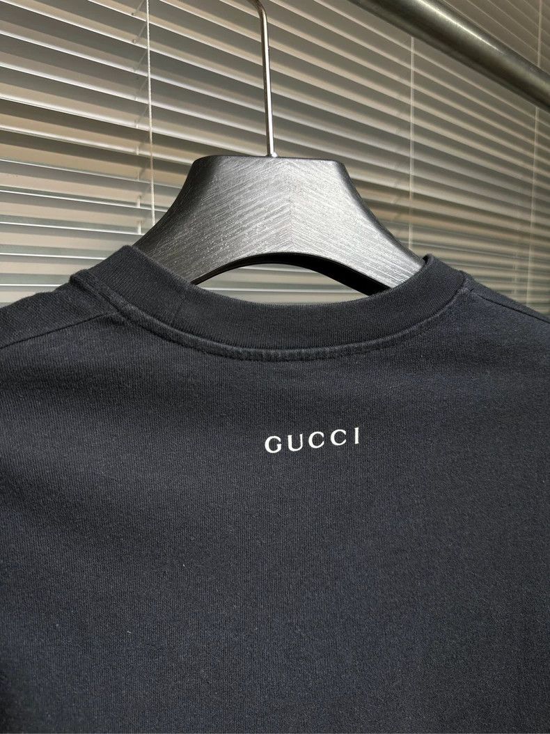 Gucci Gucci GG Apple Printed Short Sleeve Black Round Neck Pullov Size US XS / EU 42 / 0 - 5 Thumbnail