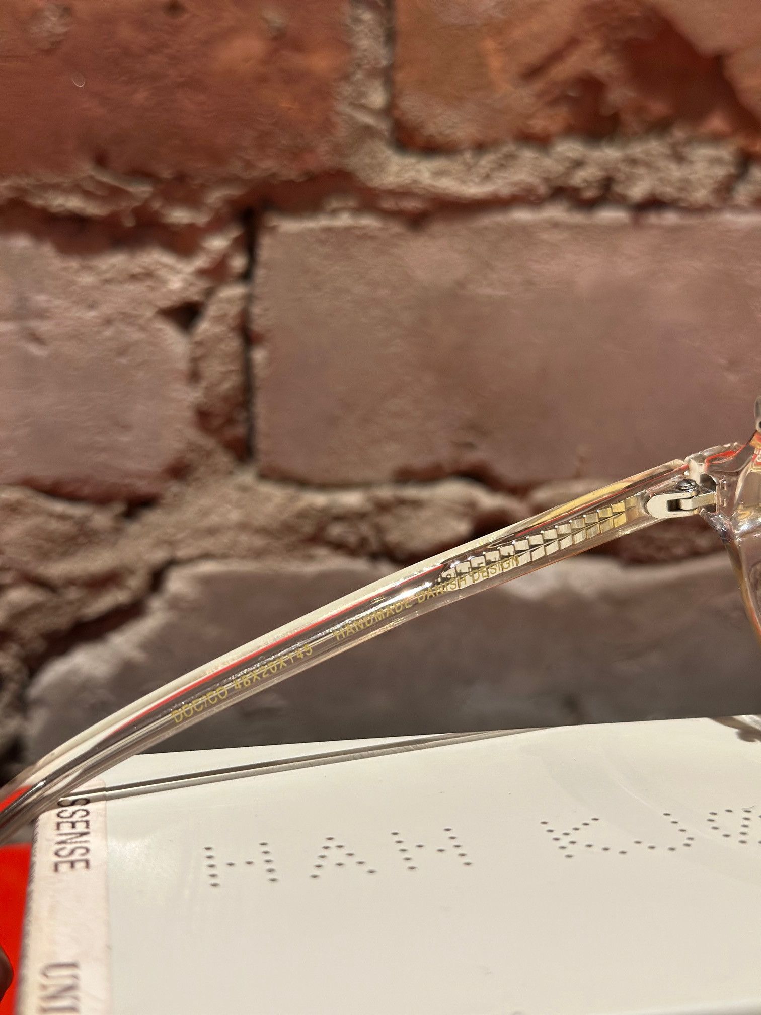Han Kjobenhavn Han Kjøbenhavn Clear Clip-On DOC Sunglasses Size ONE SIZE - 6 Thumbnail