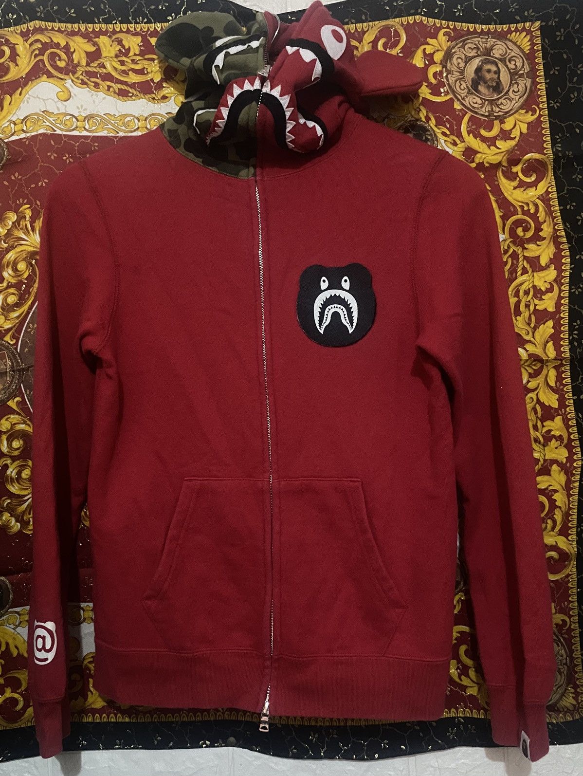 Bape Bape x Medicom toy Be@rbrick shark full zip hoodie Size XS / US 0-2 / IT 36-38 - 1 Thumbnail