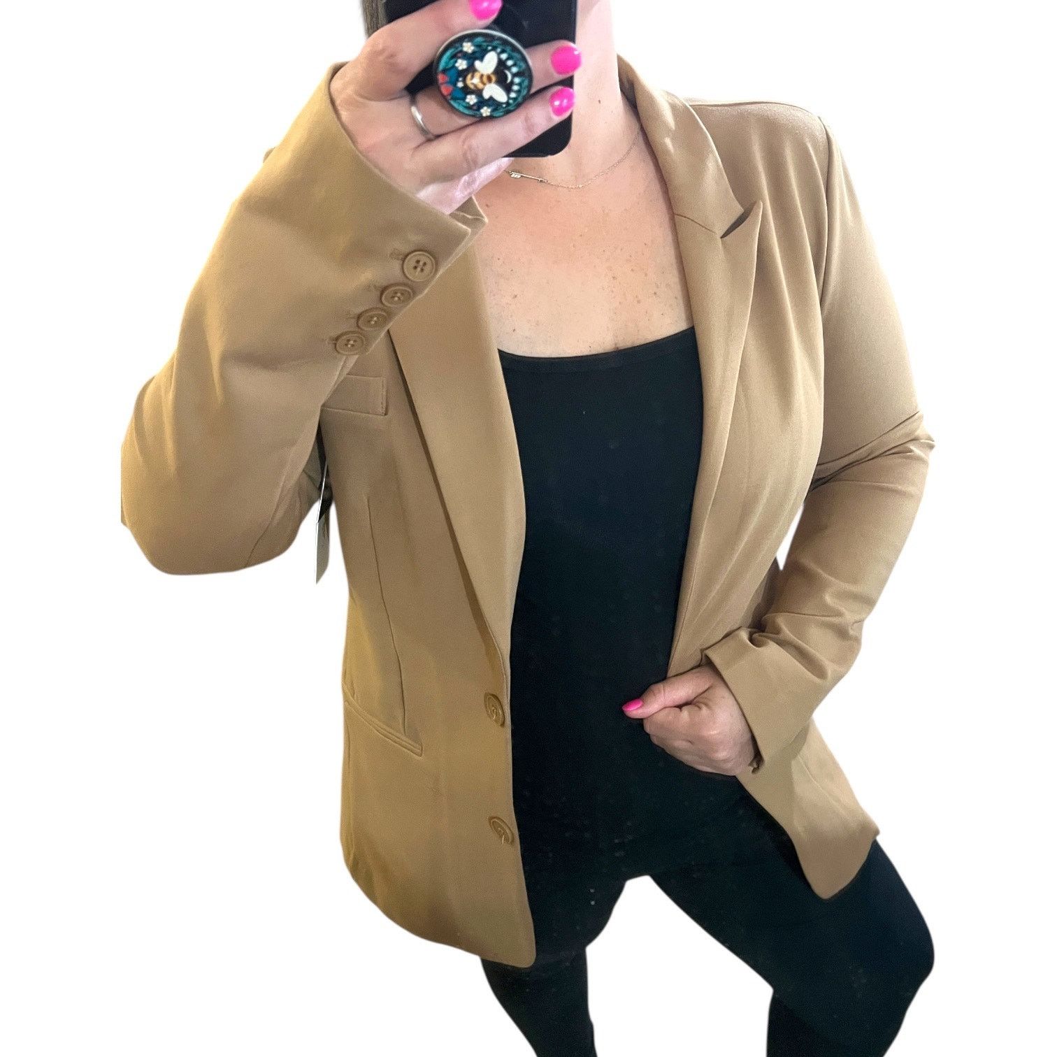 Other Alexis Oversized Button Cuff 2 Pocket Long Sleeve Blazer Size M / US 6-8 / IT 42-44 - 2 Thumbnail