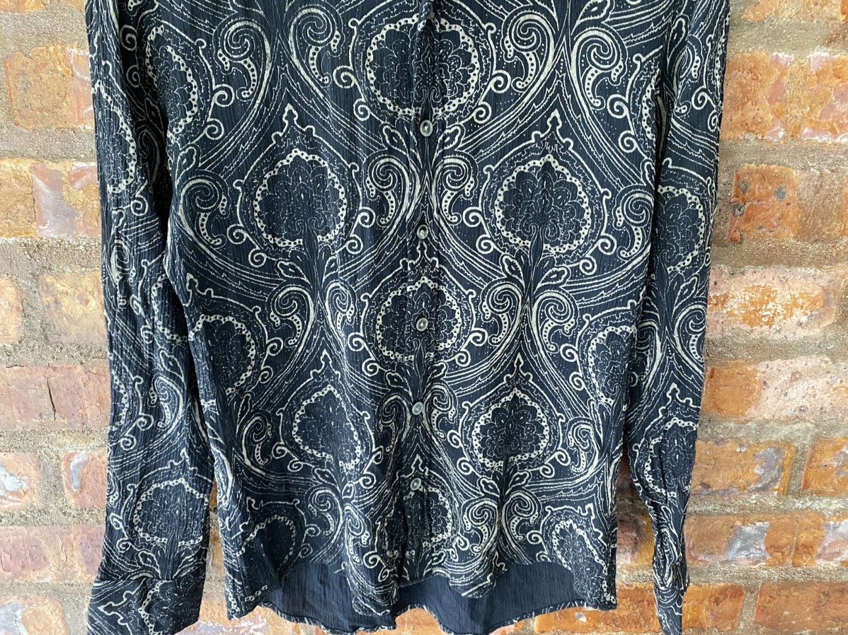 Katharine Hamnett London 2000s 100% rayon Tribal Paisley Size US M / EU 48-50 / 2 - 4 Thumbnail