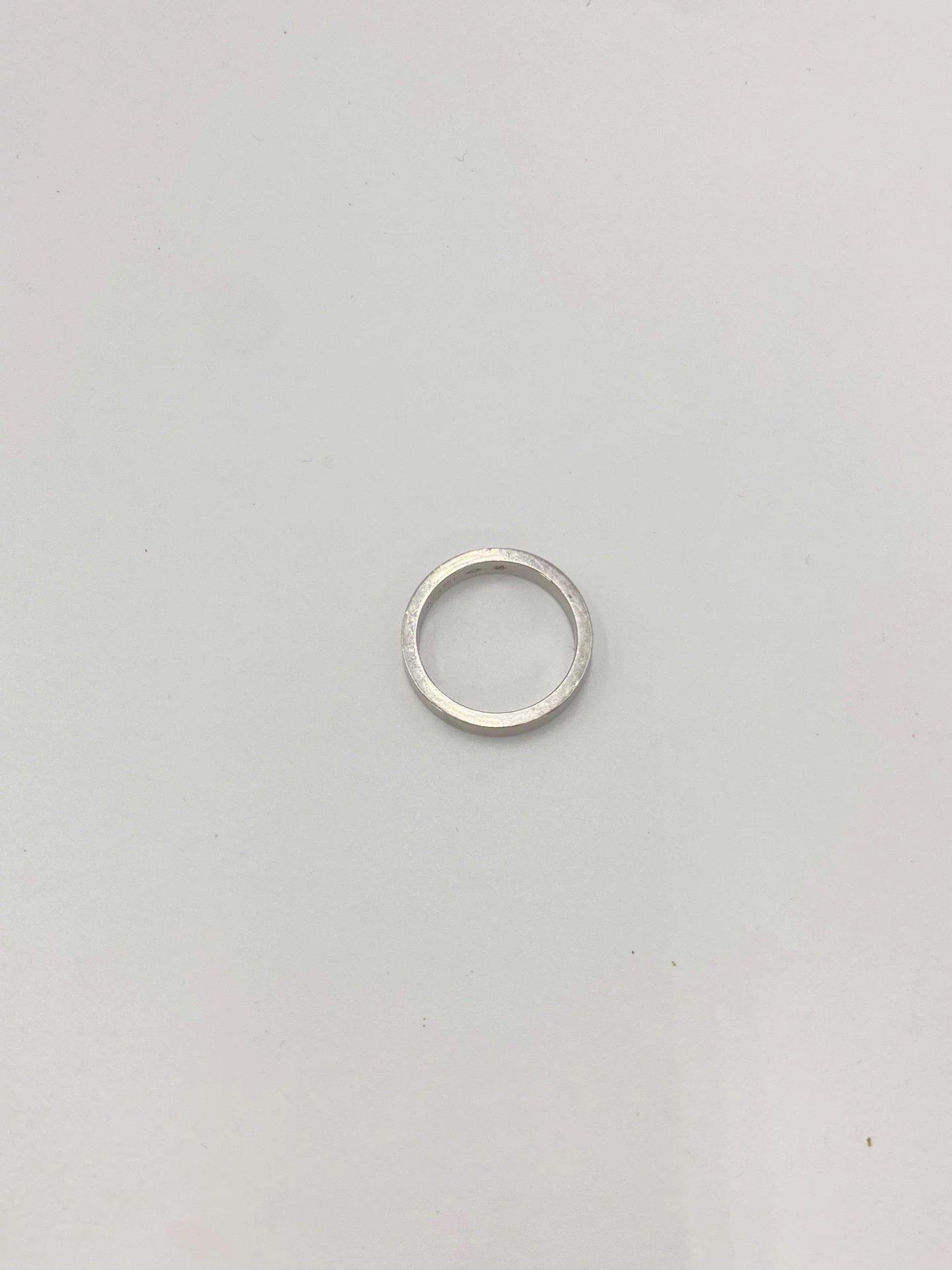 Cartier Cartier Platinum Narrow Diamond Ring 45 4.48g w/Box Vintage Size ONE SIZE - 3 Thumbnail