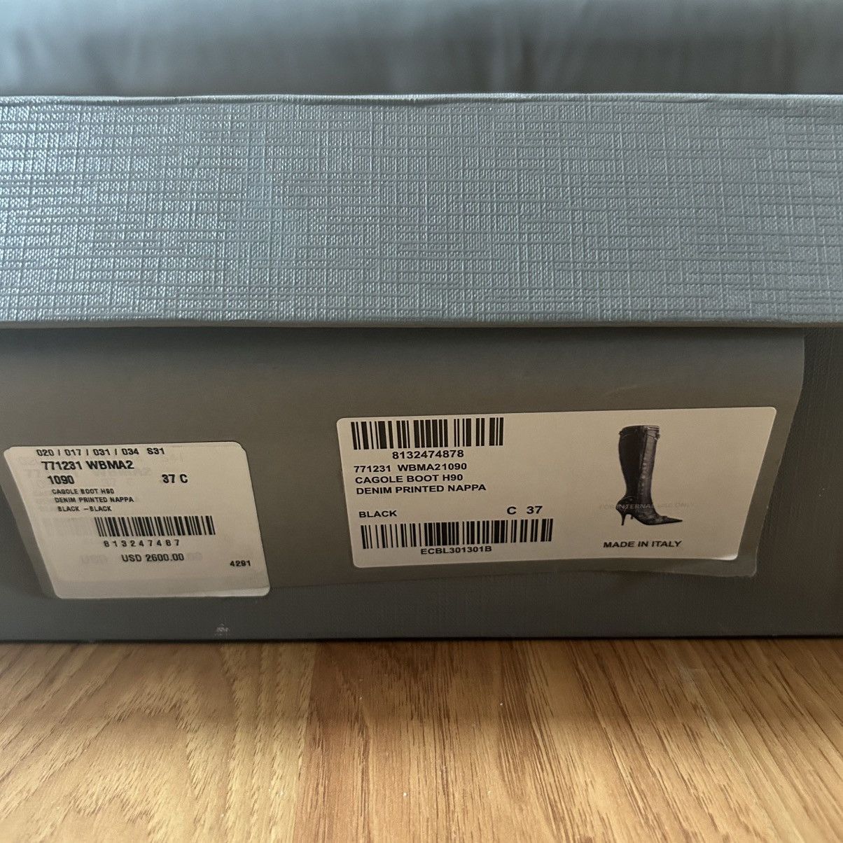 Balenciaga SS22 CAGOLE DENIM BOOTS Size US 7 / IT 37 - 4 Thumbnail