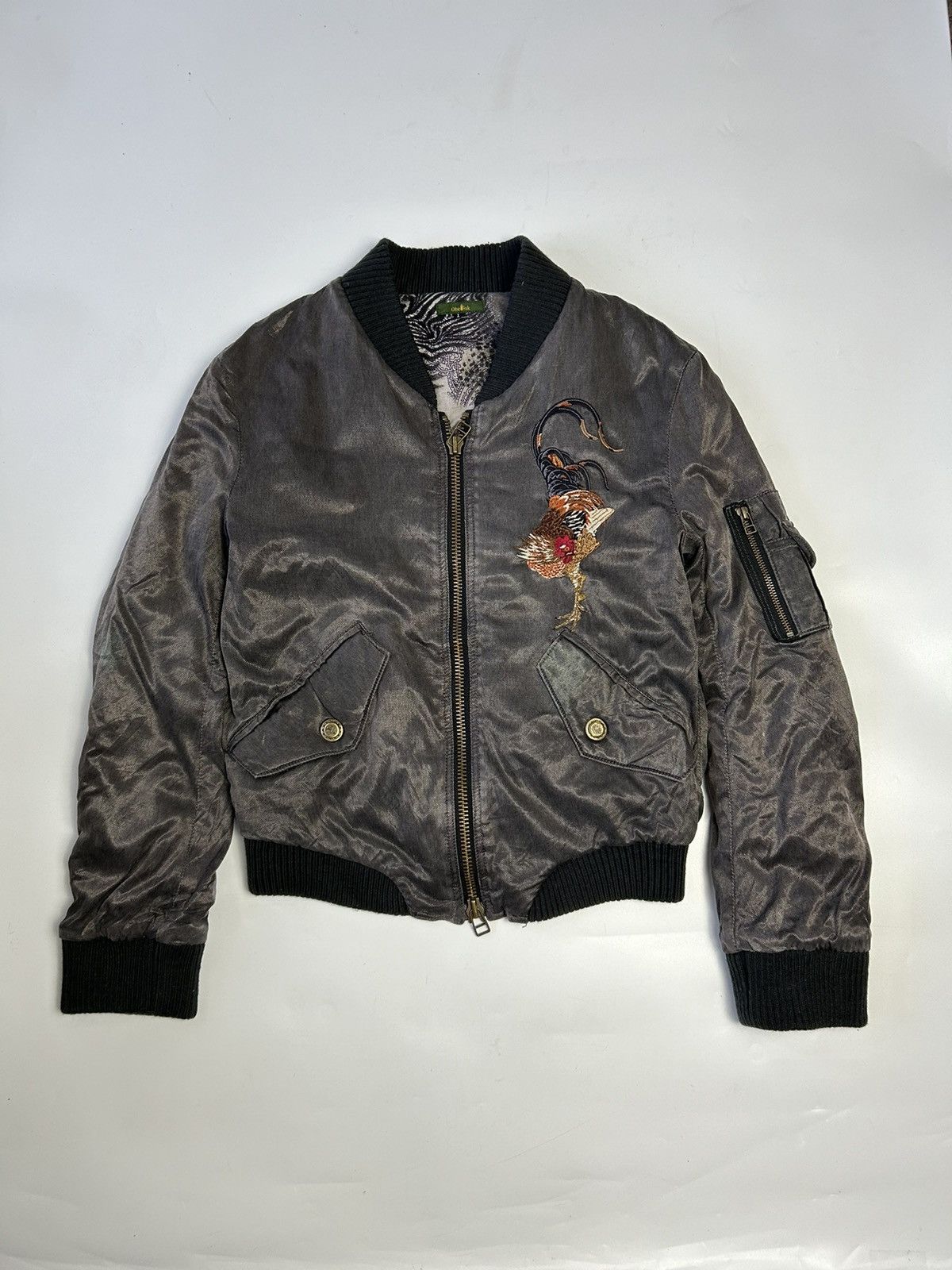 Japanese Brand × Obelisk OBELISK EMBROIDERY BOMBER JACKET Size US L / EU 52-54 / 3 - 2 Thumbnail