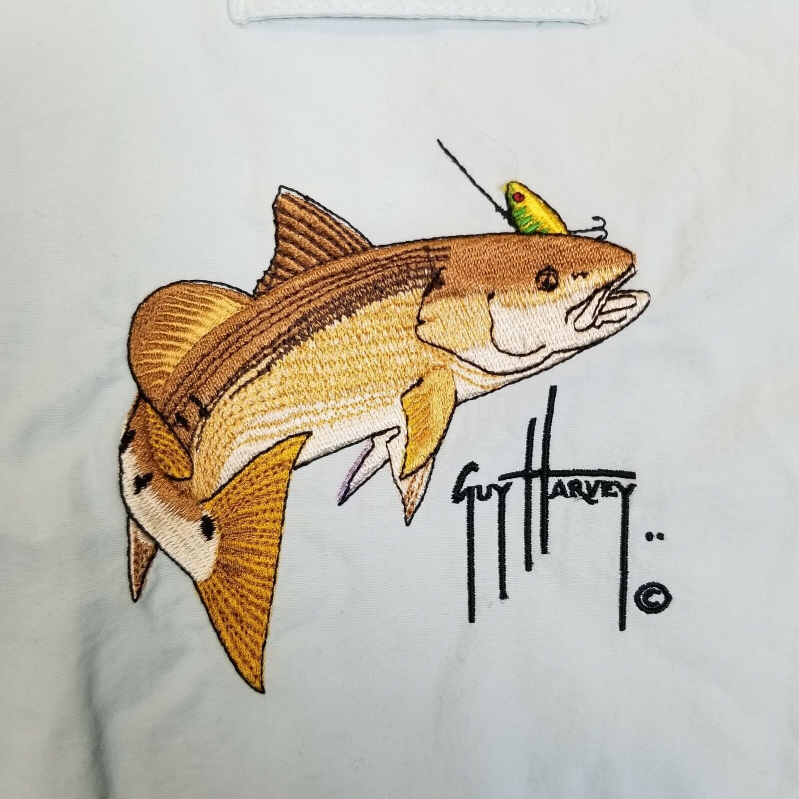 Guy Harvey Aftco Bluewater Guy Harvey Mens Vented Fishing Shirt Size L Size US L / EU 52-54 / 3 - 9 Thumbnail