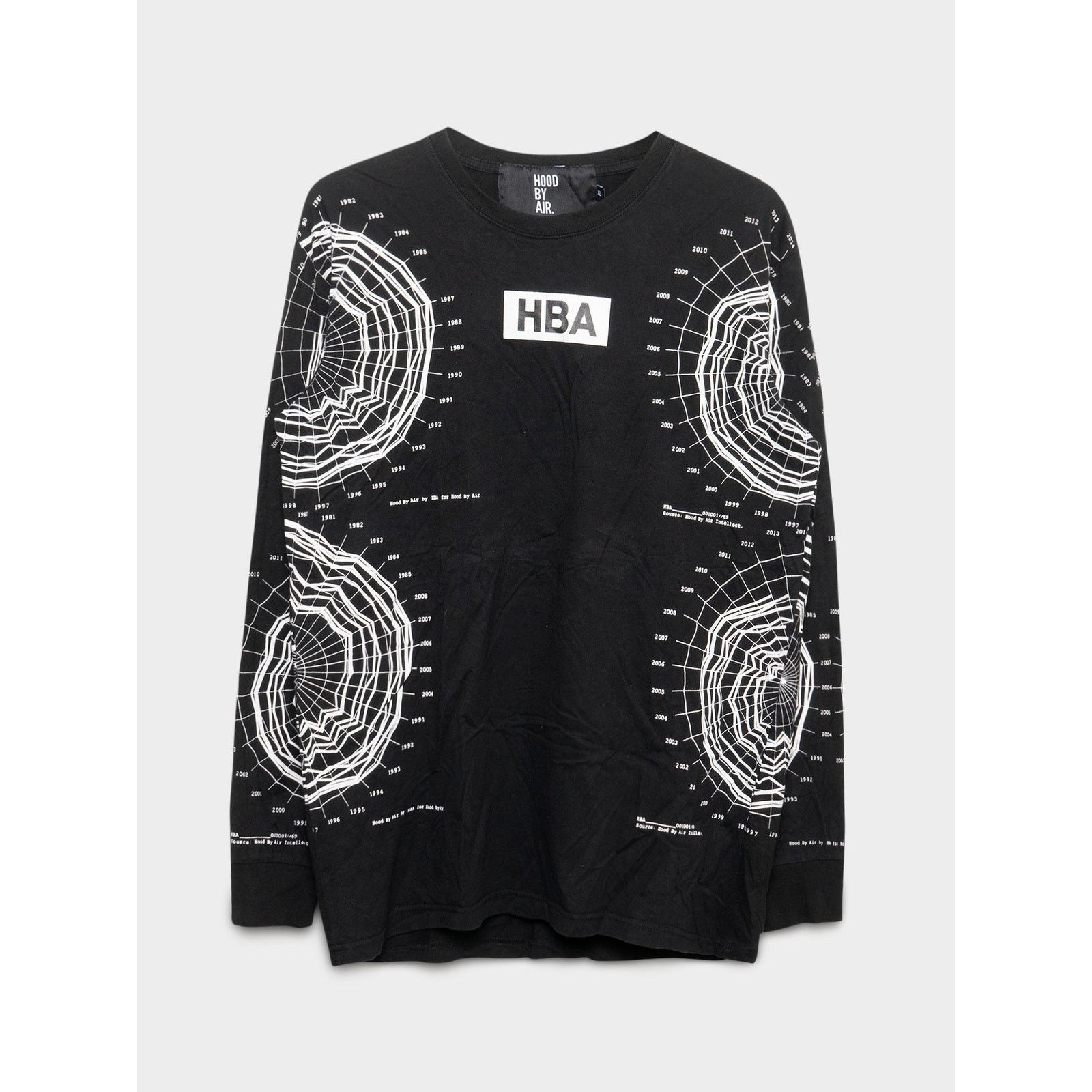 Hood By Air Radar Black LS Size US XL / EU 56 / 4 - 1 Thumbnail