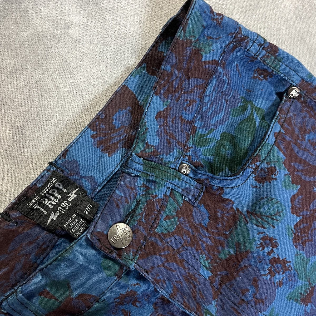 Tripp NYC 2000s Tripp NYC - Punk Goth Skull Hardware Rare Archive Size 27" / US 4 / IT 40 - 5 Thumbnail