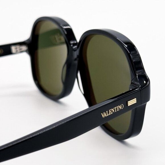 Valentino NEW VALENTINO SUNGLASSES VLS-177A BLACK GREEN WOMEN EYEWEAR Size ONE SIZE - 7 Thumbnail