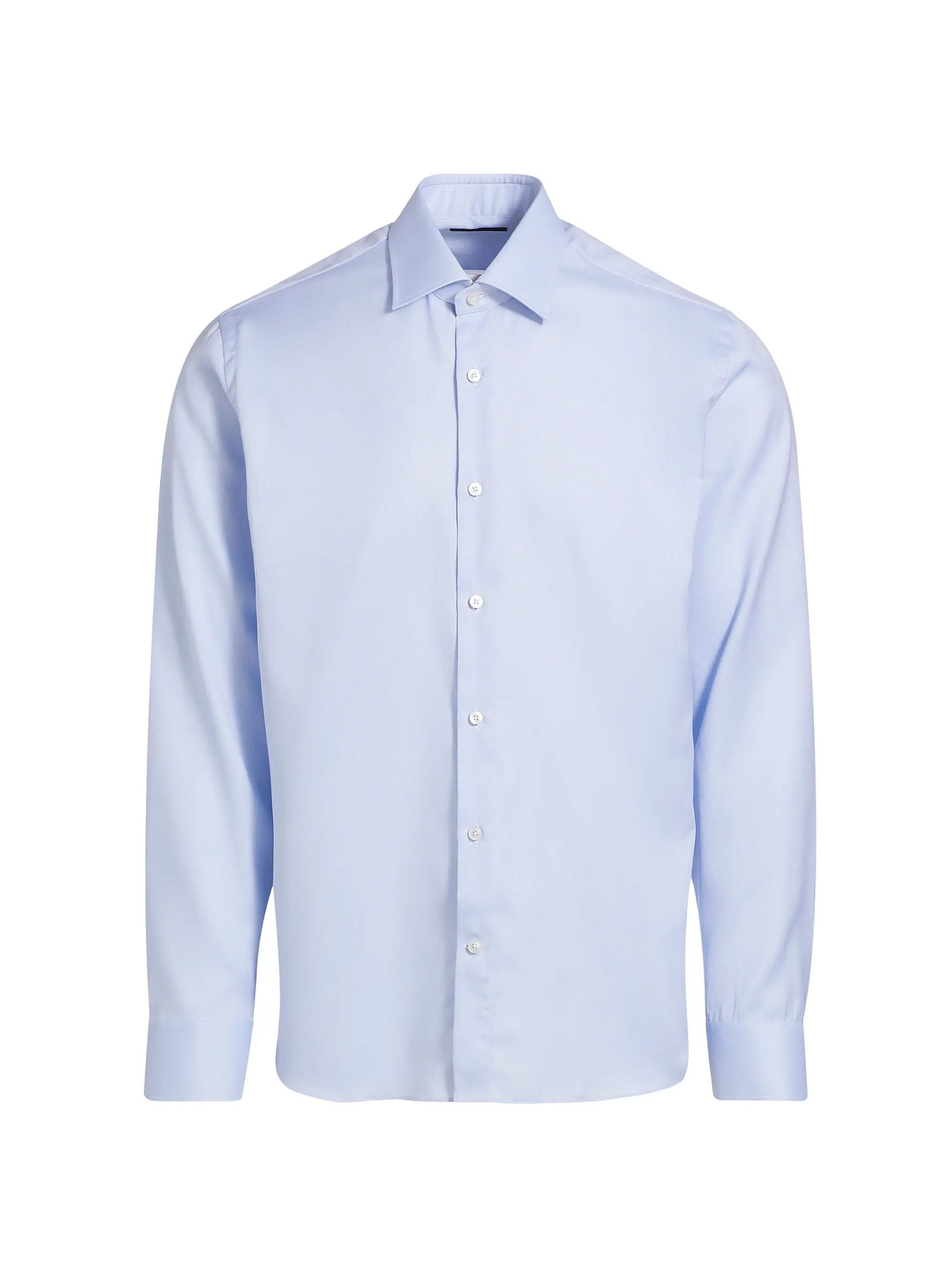 Saks Fifth Avenue Saks Fifth Avenue Men's Blue Dress Shirt Size US M / EU 48-50 / 2 - 1 Thumbnail