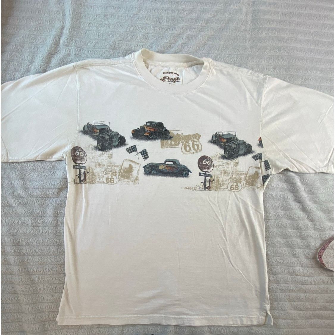 Duluth Trading Company Buckhorn River T-shirt, Sz XXL, Route 66 Classic Cars Design Size US XXL / EU 58 / 5 - 1 Thumbnail
