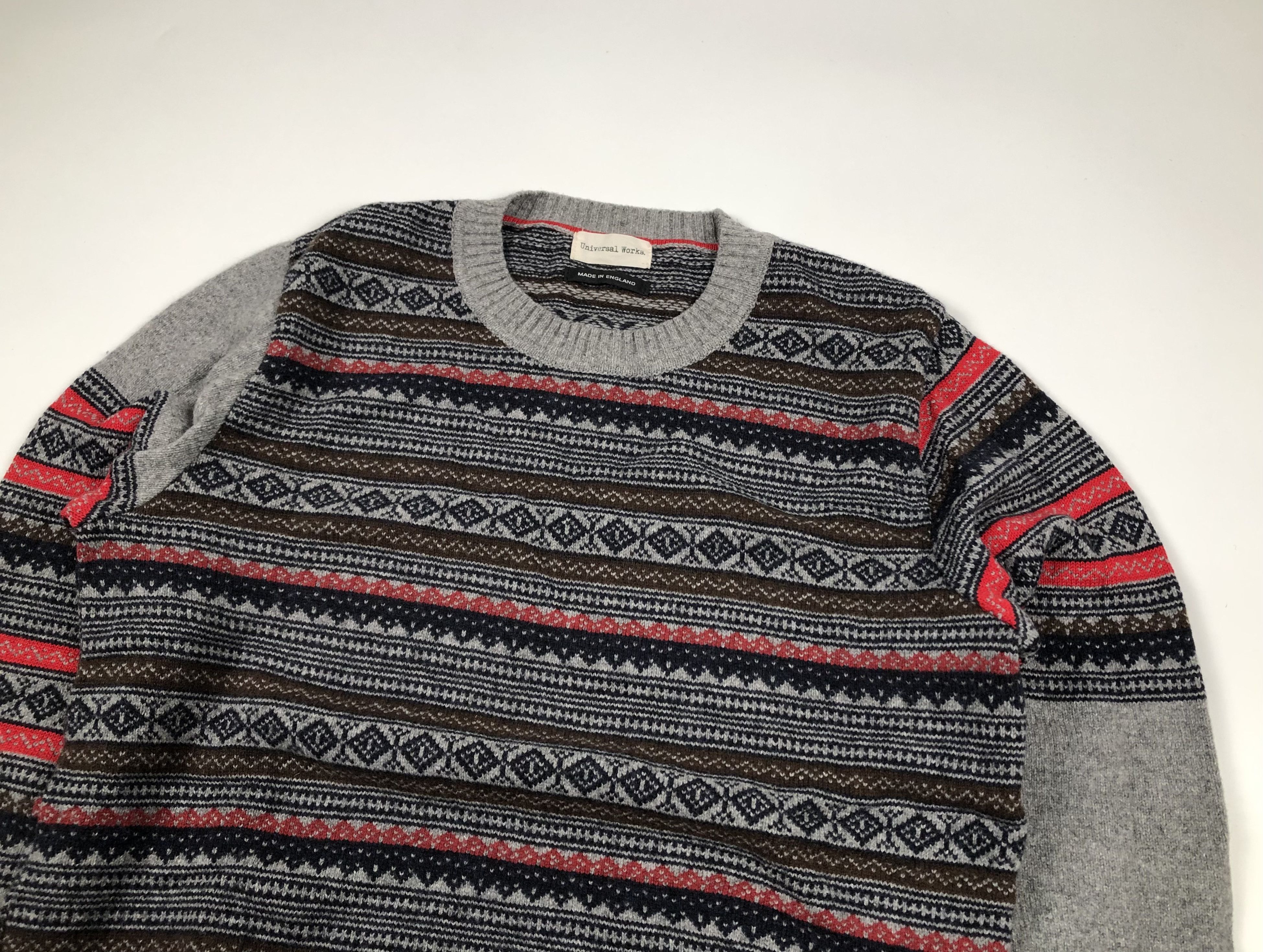 Universal Works Universal Works Crewneck Wool England Sweater Size US M / EU 48-50 / 2 - 2 Thumbnail